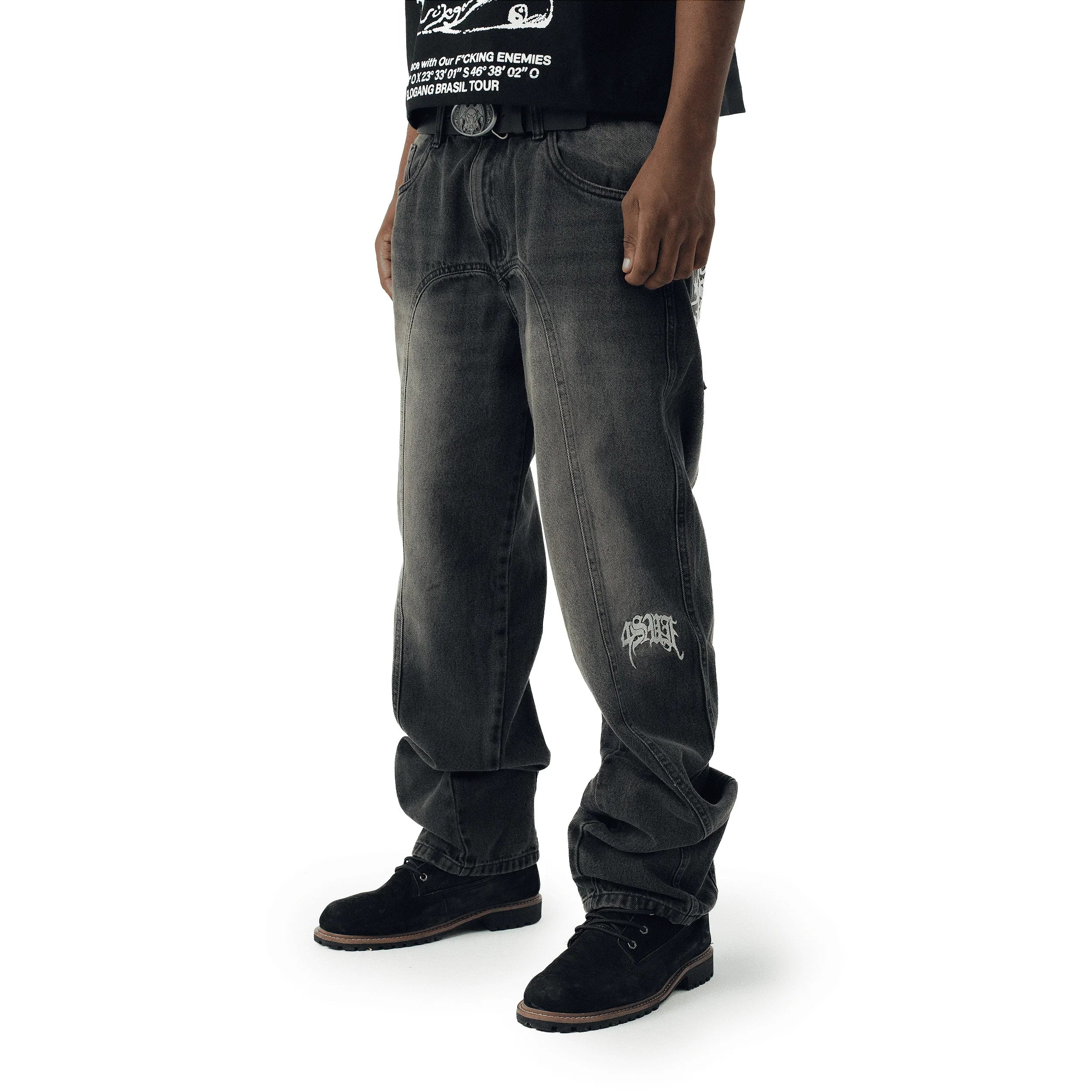 PANTS SUFGLO JEANS DENIM BROWN - Four Street