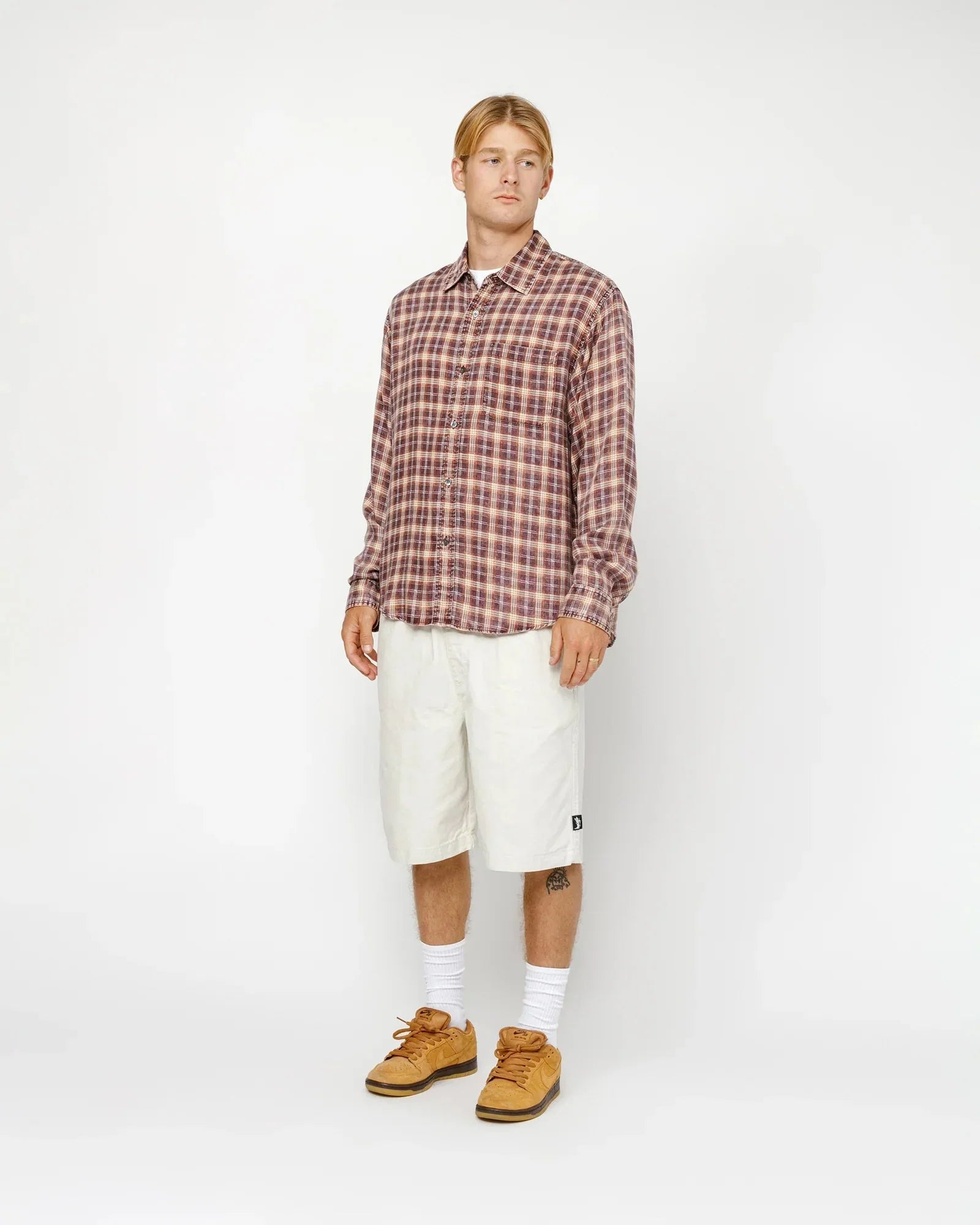 BEACH SHORT BRUSHED COTTON - Four Street