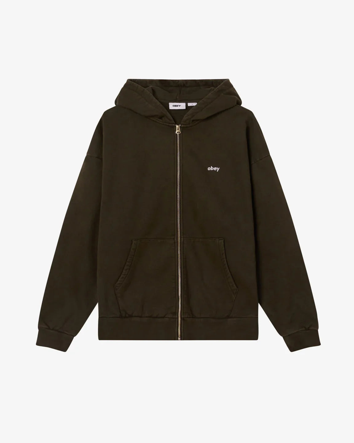 LOWERCASE PIGMENT ZIP HOOD - Four Street