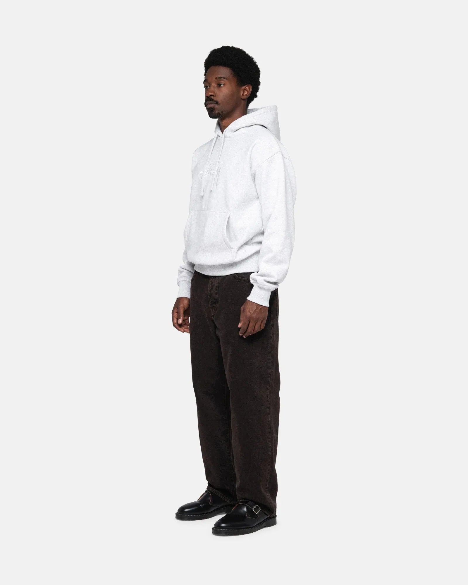 STOCK LOGO APPLIQUE HOODIE - Four Street