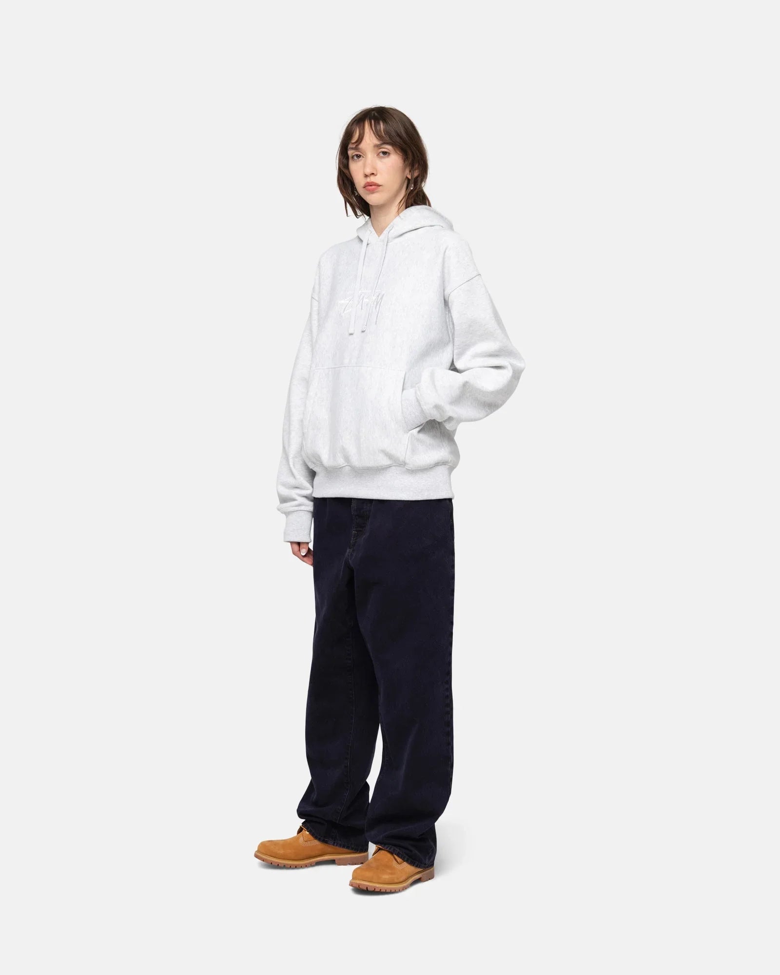 STOCK LOGO APPLIQUE HOODIE - Four Street