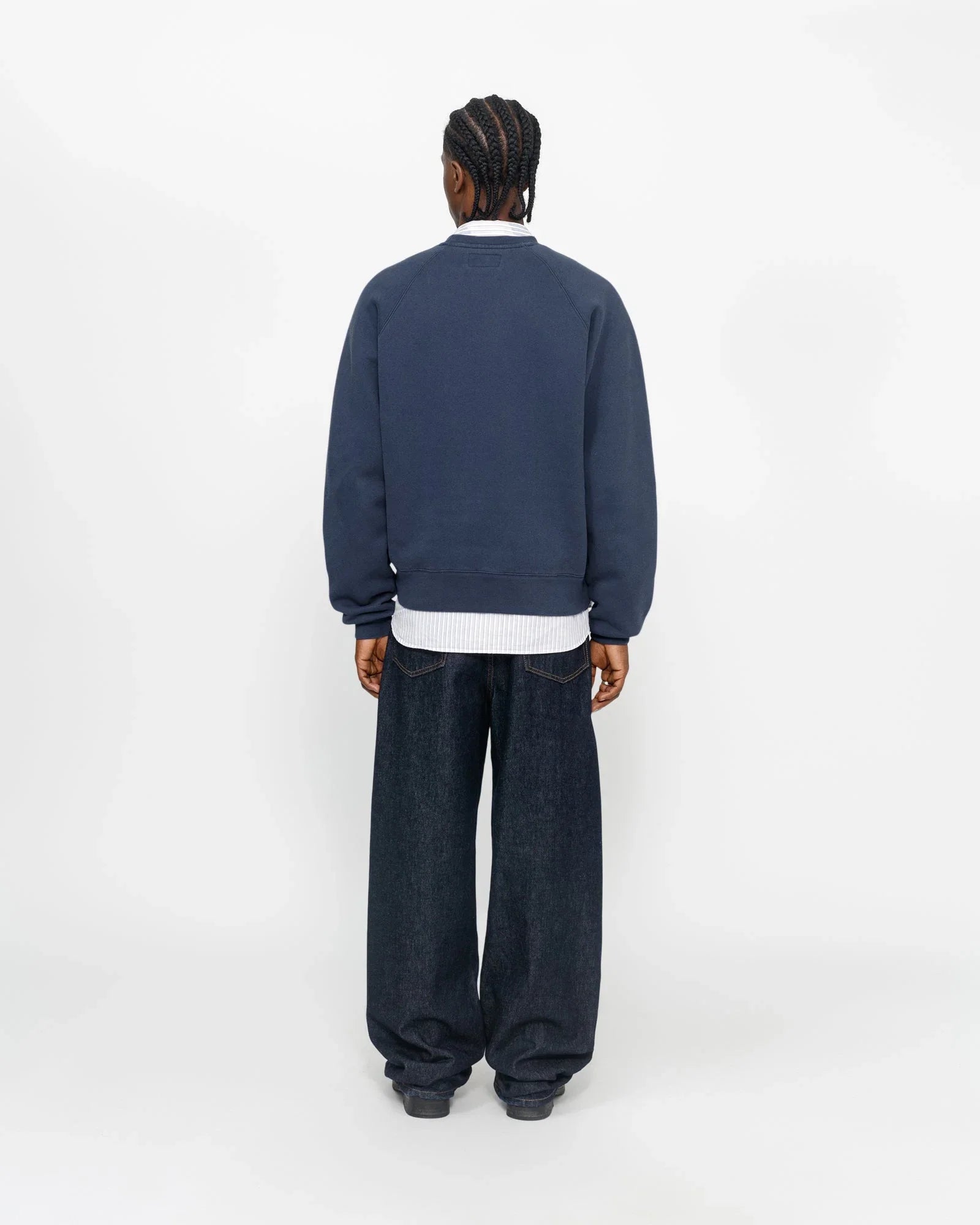 FLEECE RAGLAN CREW - Four Street