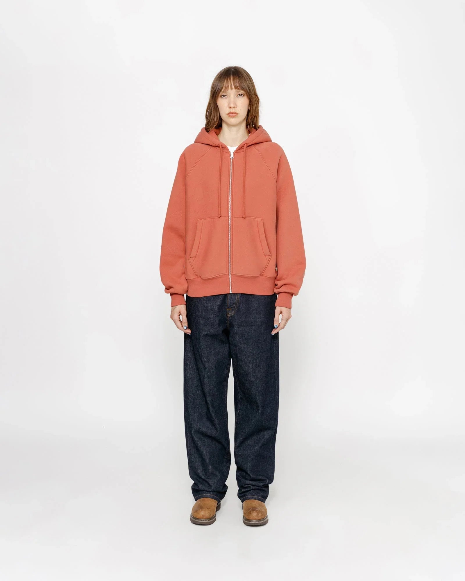 FLEECE RAGLAN ZIP HOODIE - Four Street