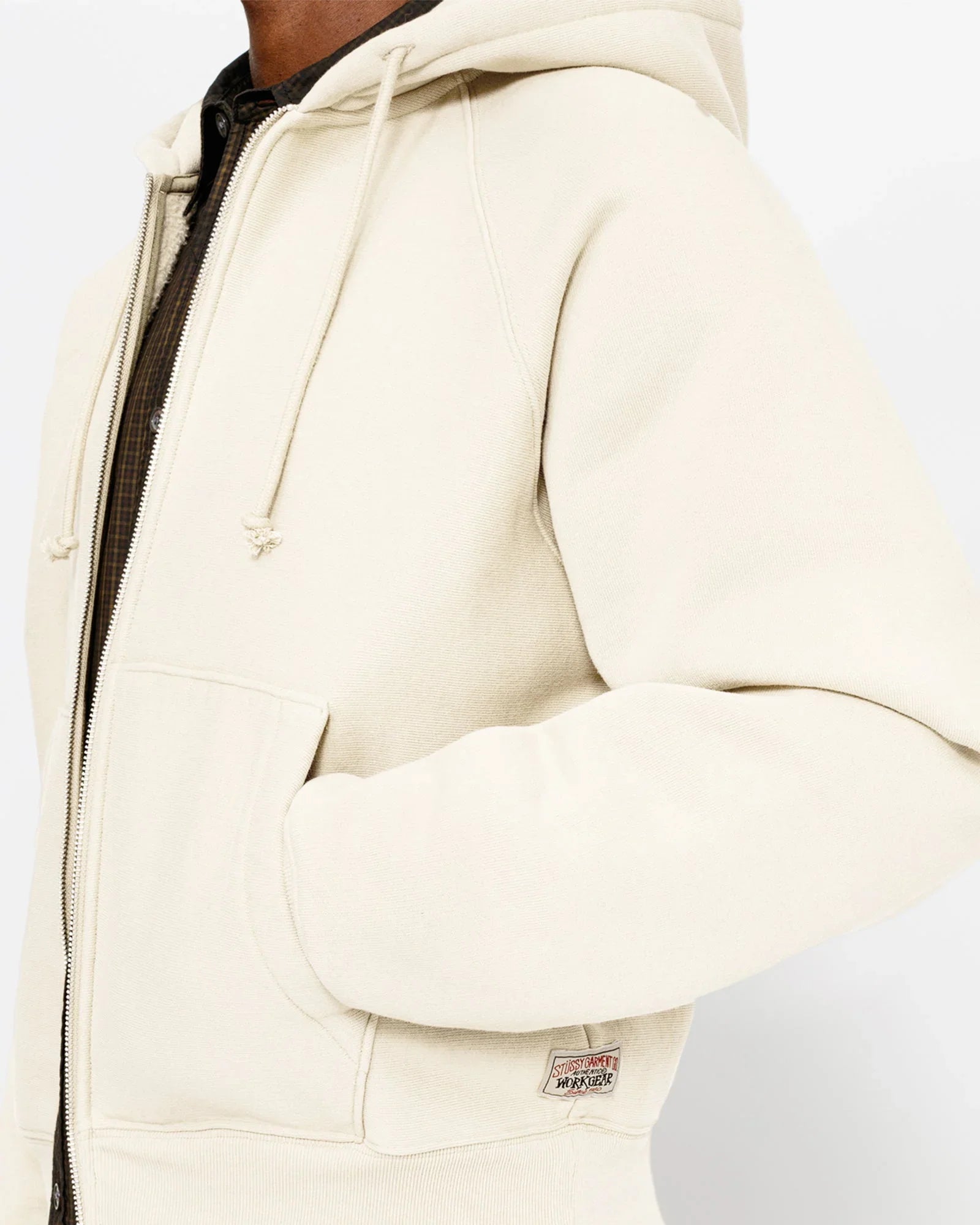 FLEECE RAGLAN ZIP HOODIE - Four Street