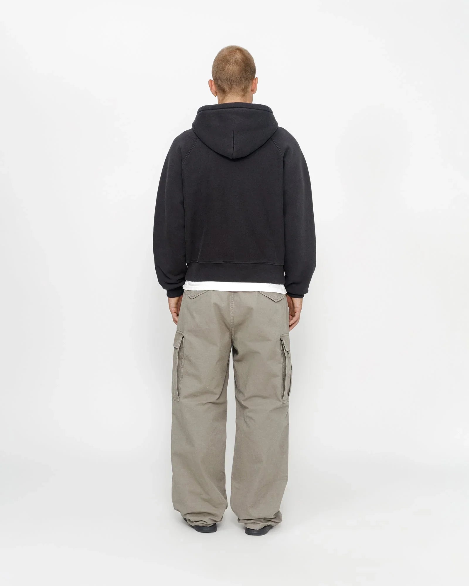 FLEECE RAGLAN ZIP HOODIE - Four Street