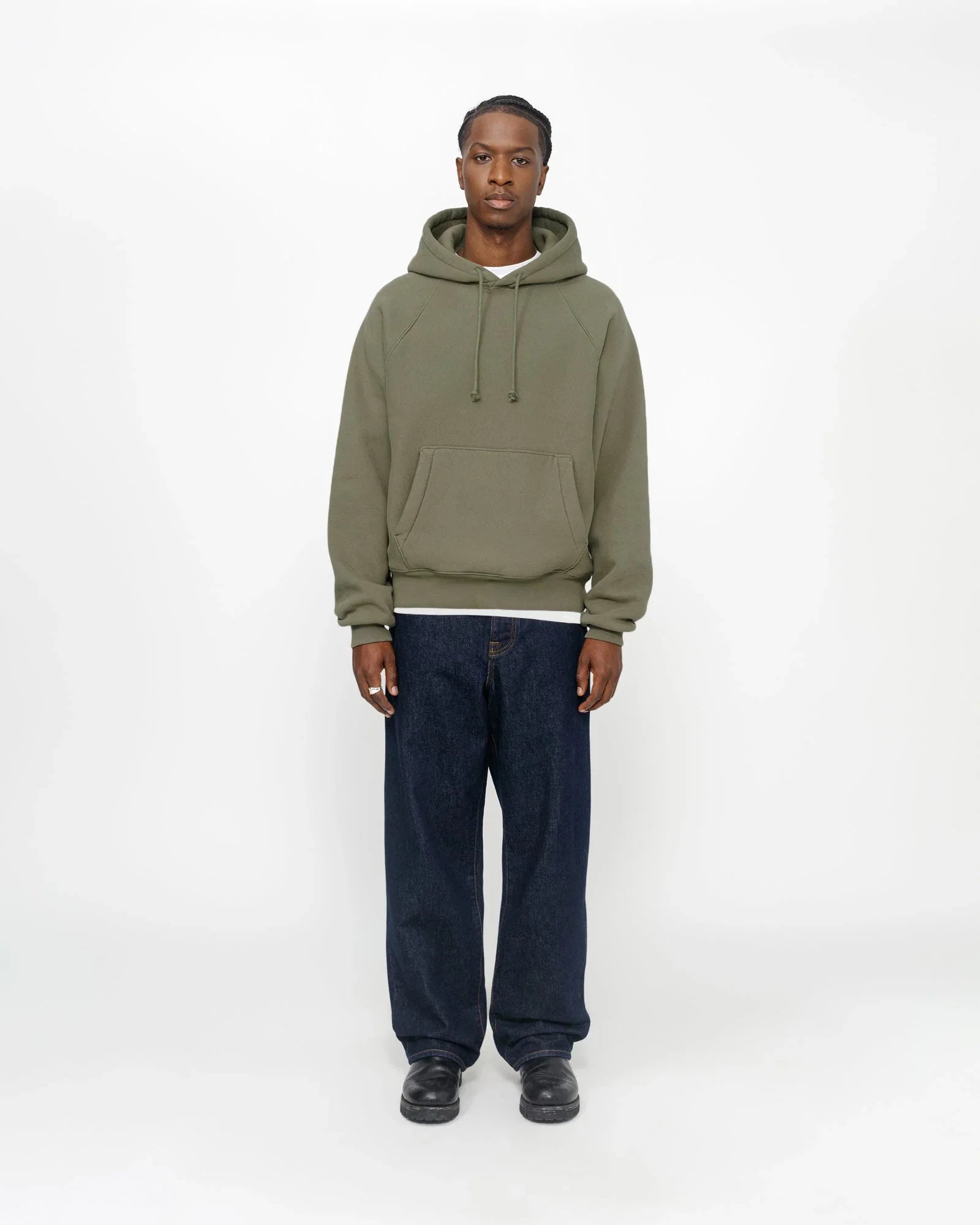 FLEECE RAGLAN HOODIE - Four Street