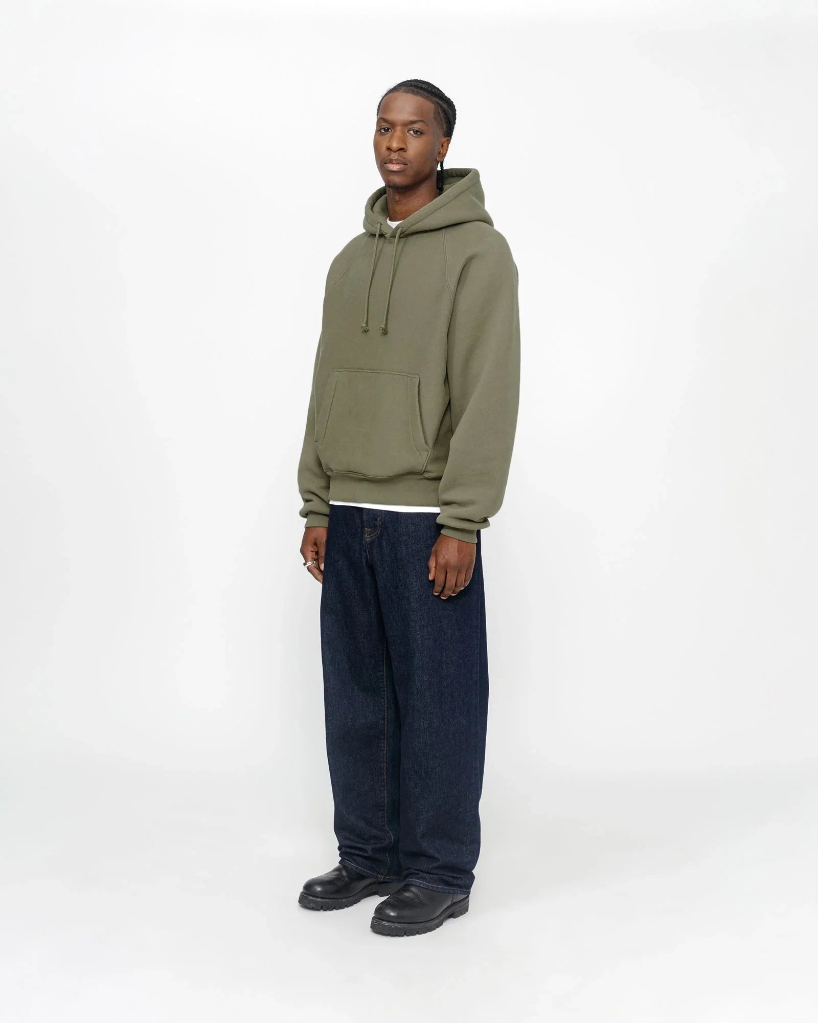 FLEECE RAGLAN HOODIE - Four Street