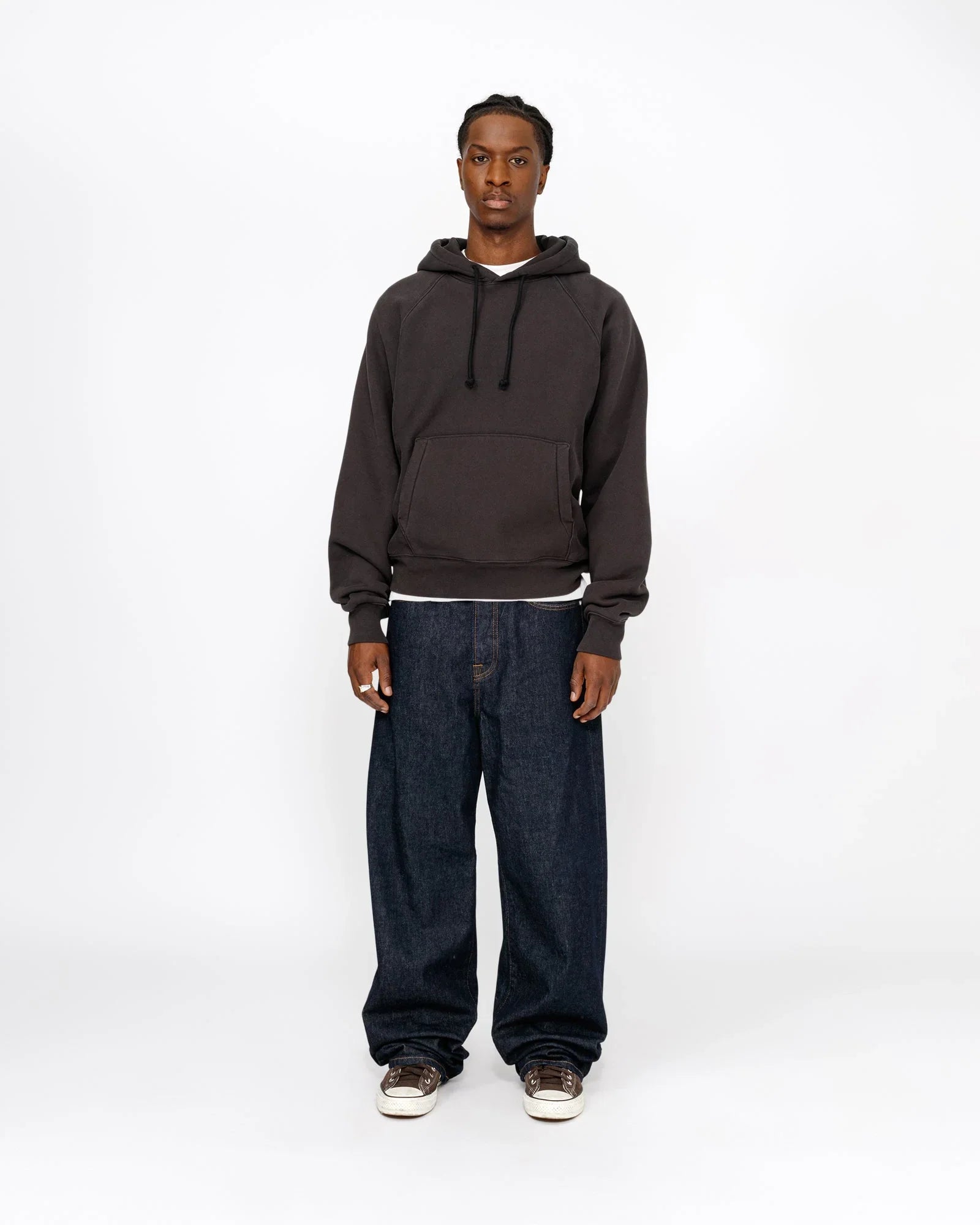 FLEECE RAGLAN HOODIE - Four Street