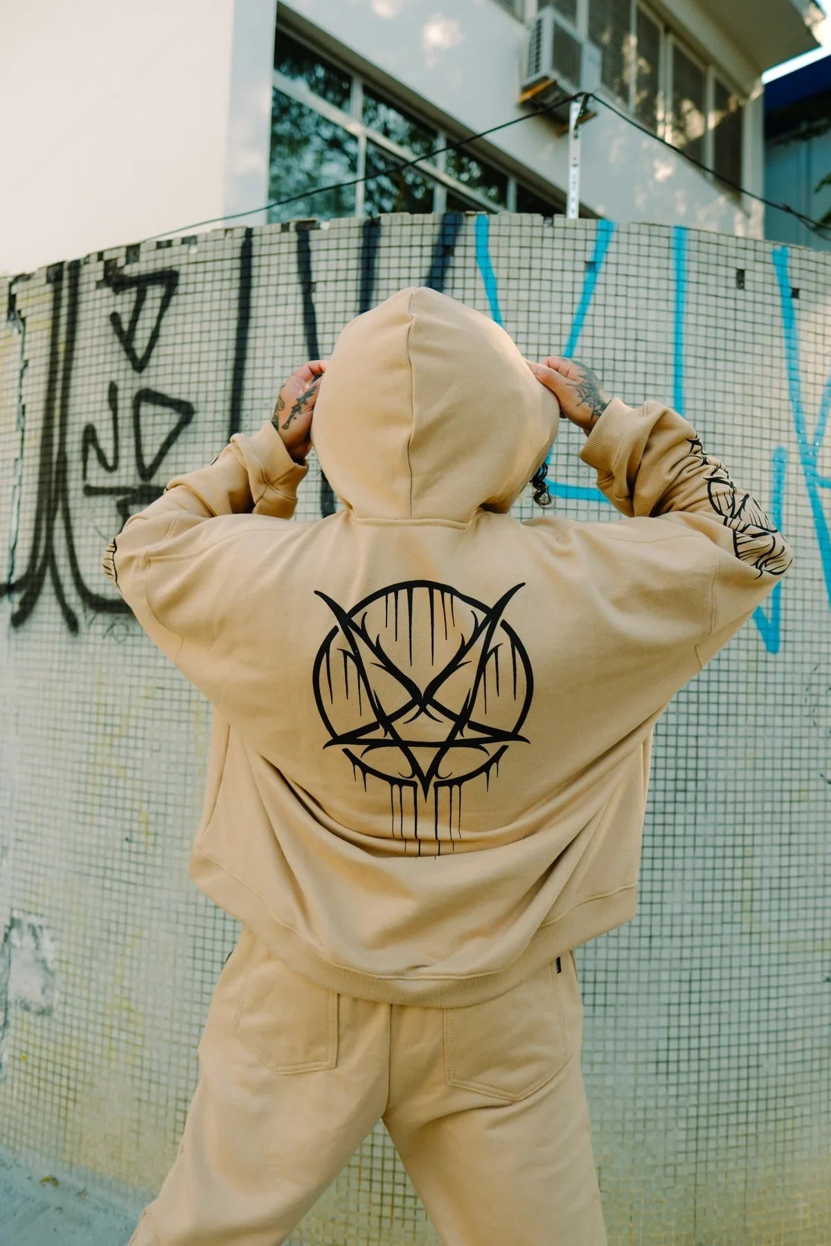 Moletom Capuz Oversized Soft - Disturbed - Four Street