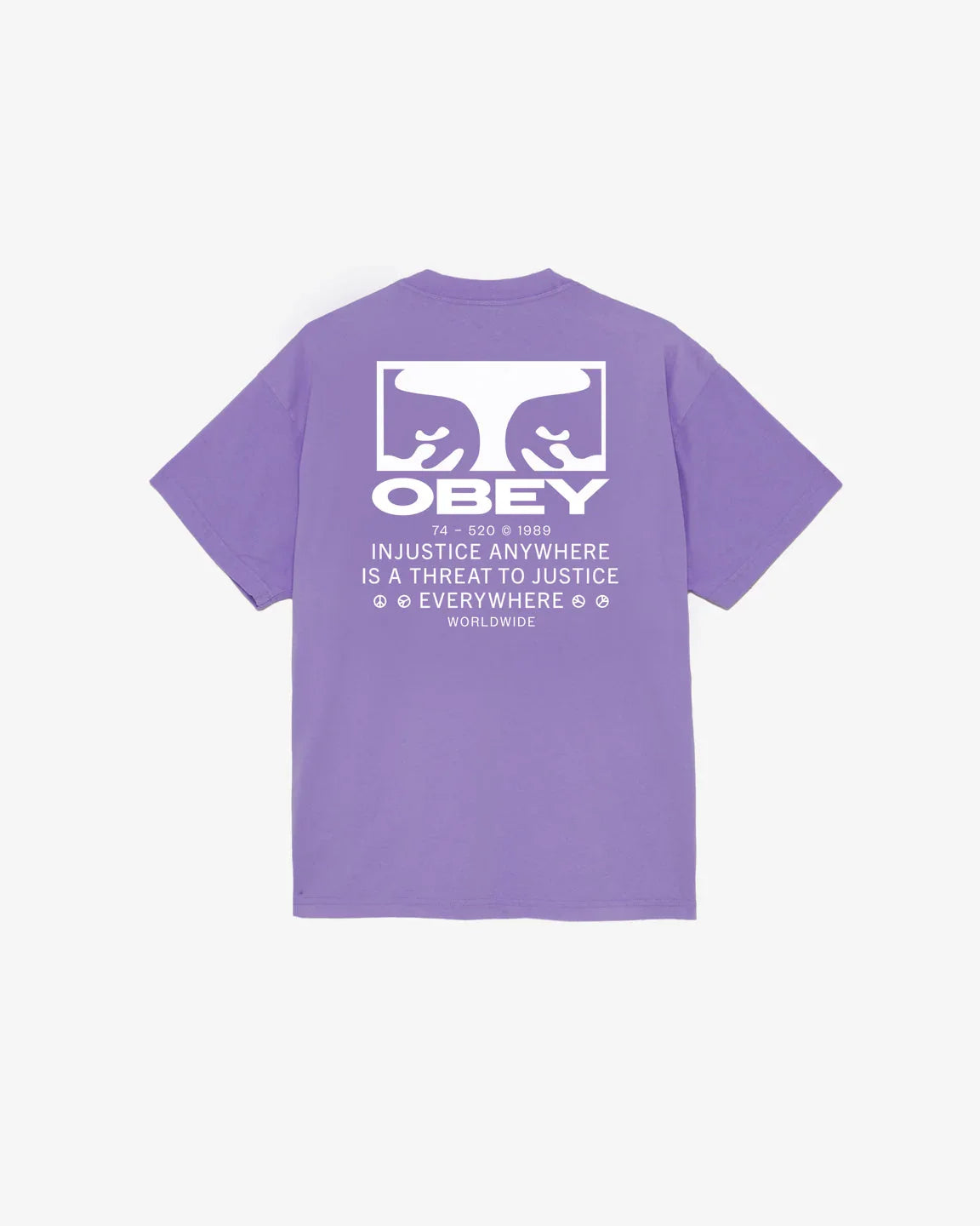 JUSTICE EVERYWHERE HEAVYWEIGHT T-SHIRT - Four Street