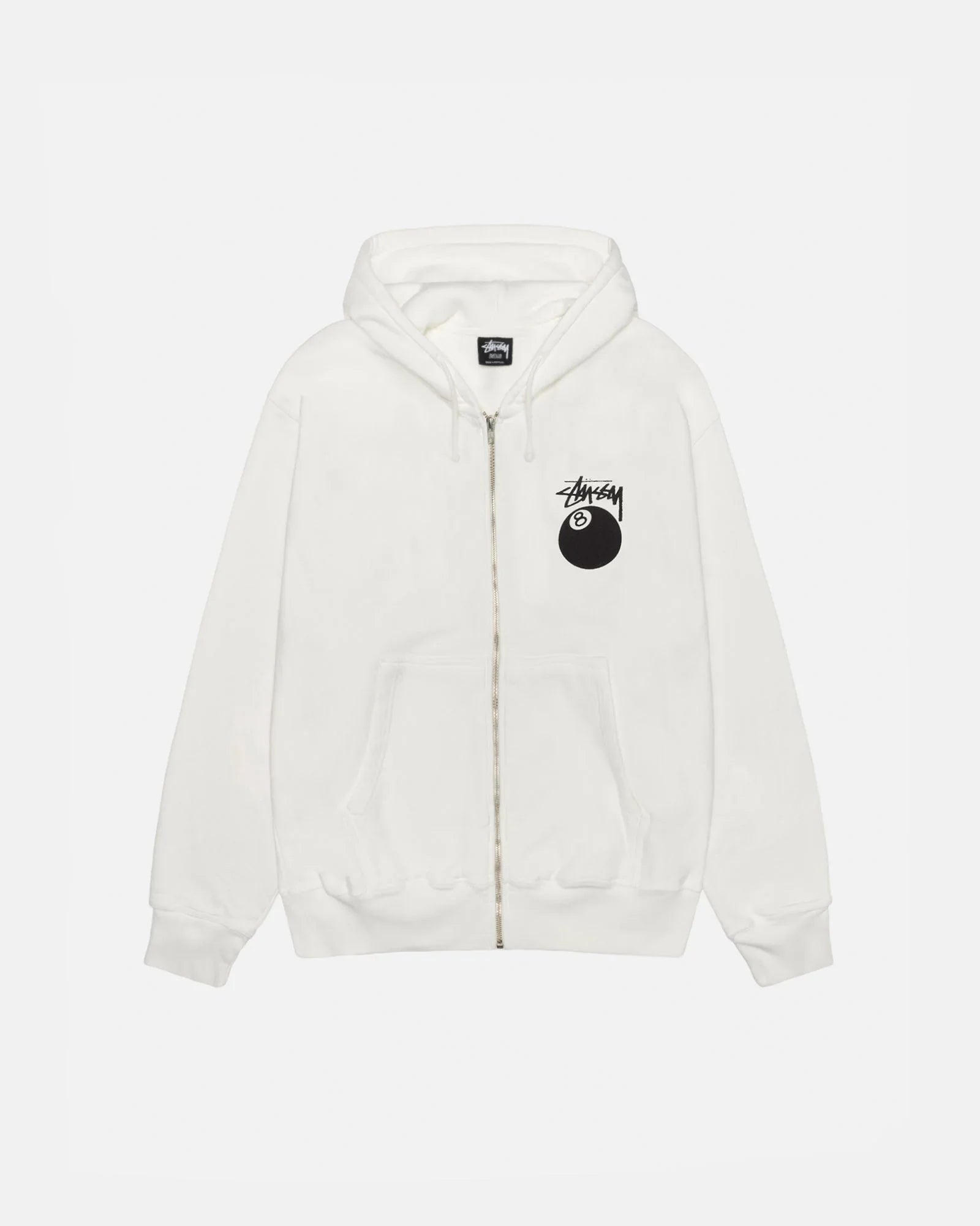 8 BALL ZIP HOODIE PIGMENT DYED - Four Street