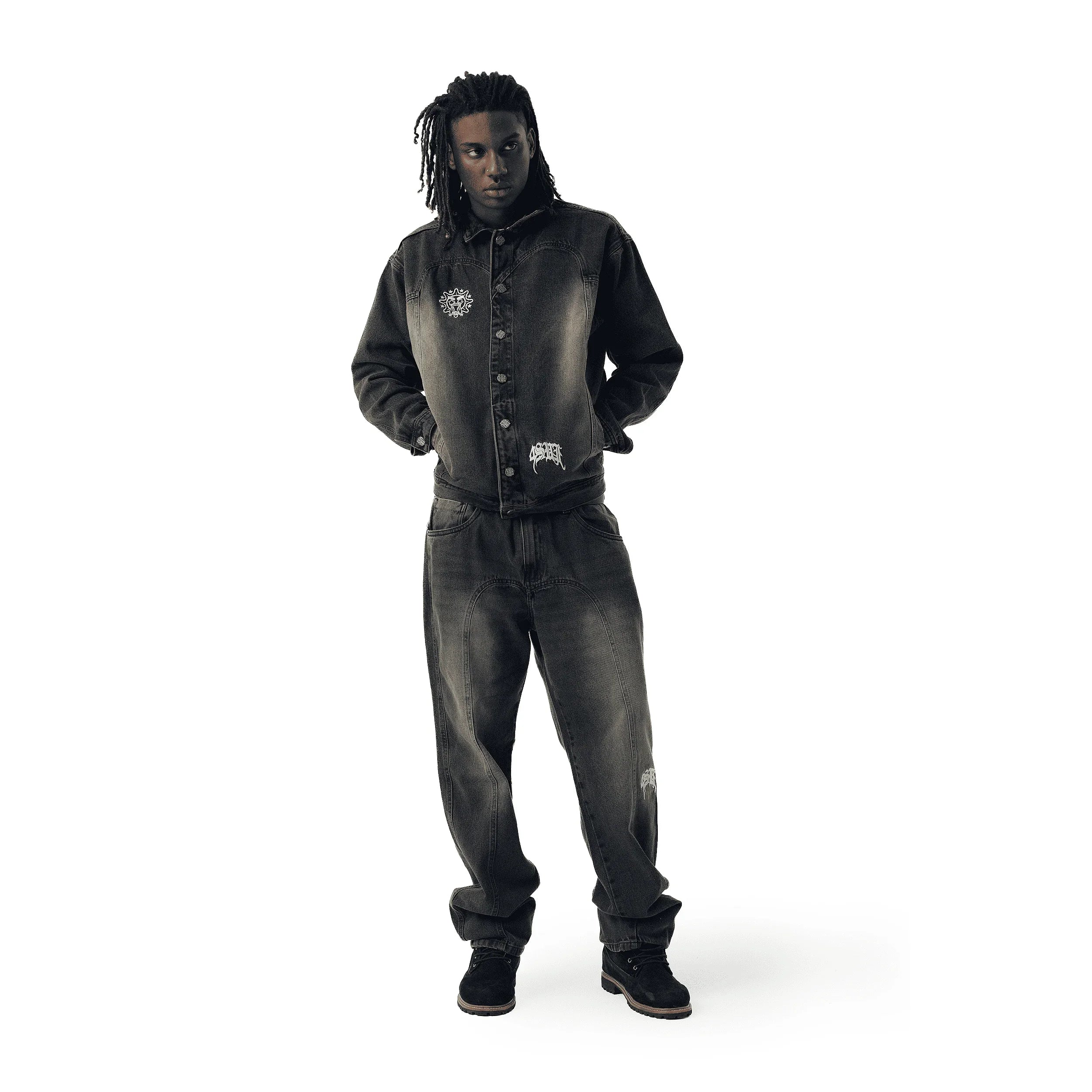 JACKET SUFGLO JEANS DENIM BROWN - Four Street