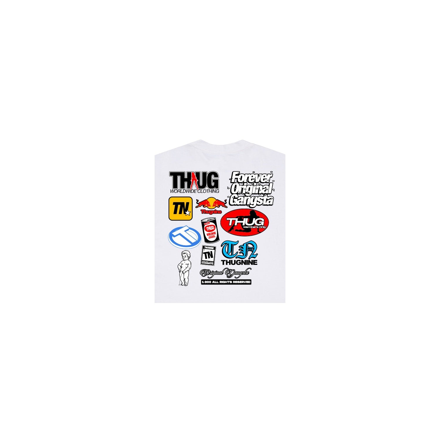 CAMISETA Thug Nine STICKER