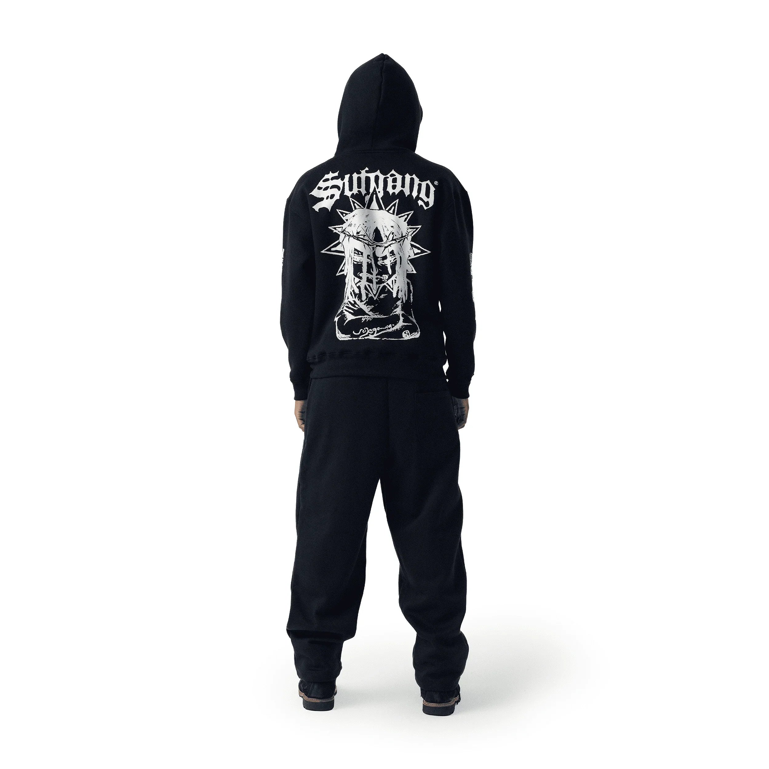 HOODIE ZIPER SOSA BLACK - Four Street