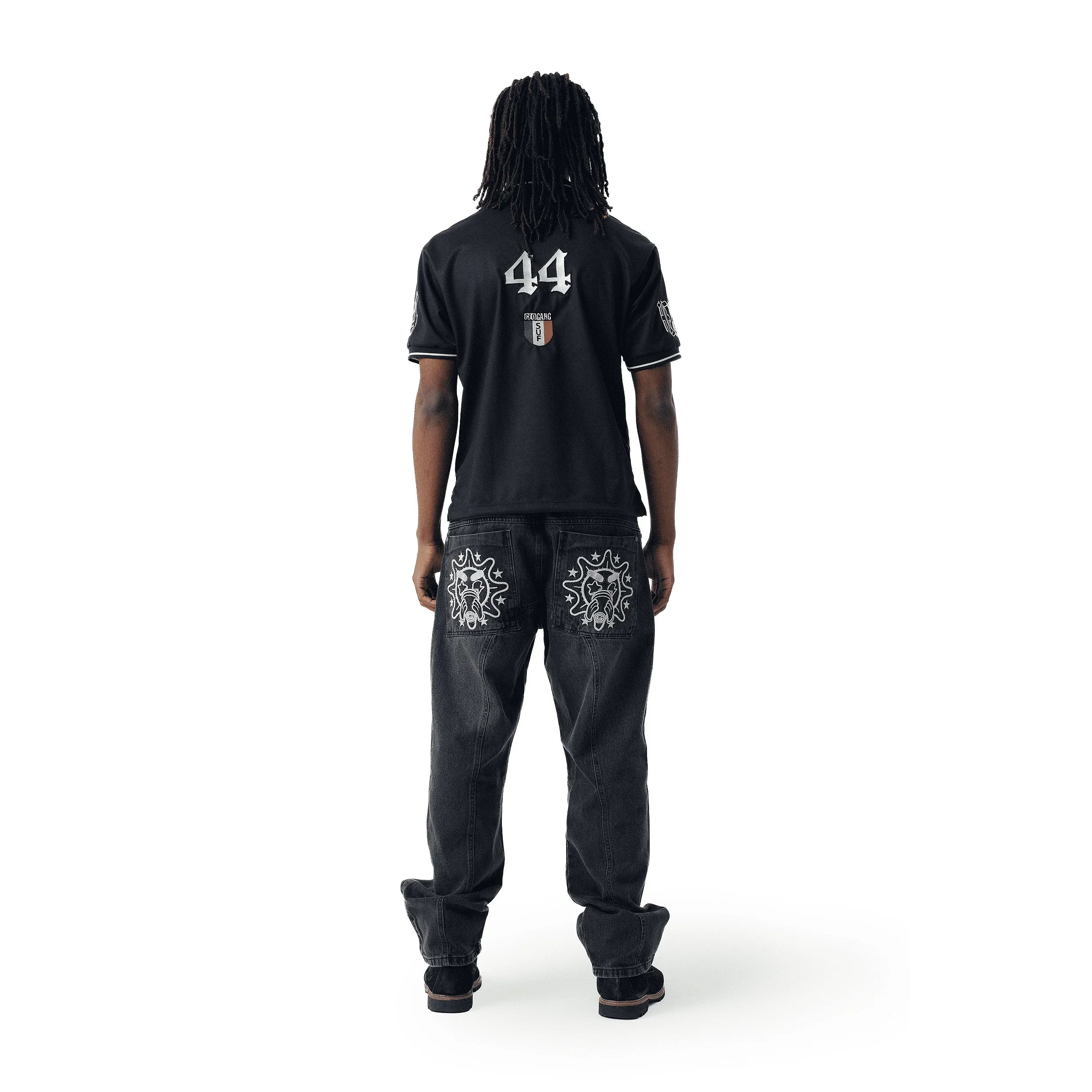 SUFGLO POLO BLACK - Four Street