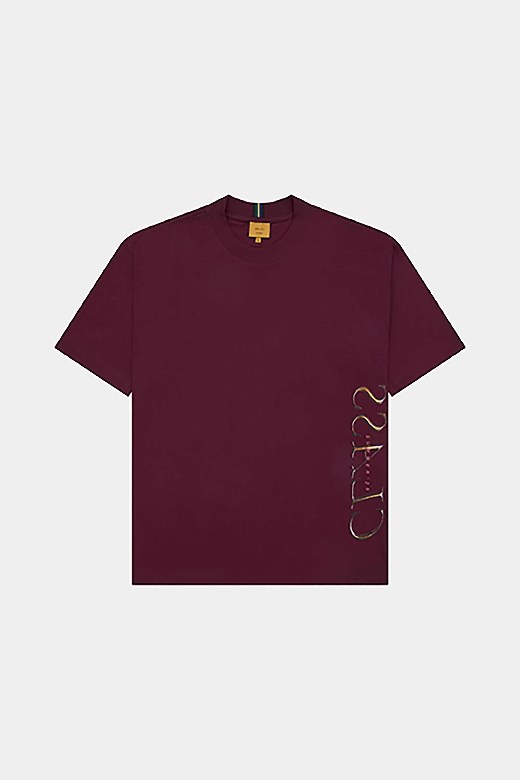Camiseta Class Inverso Gold (Burgundy)