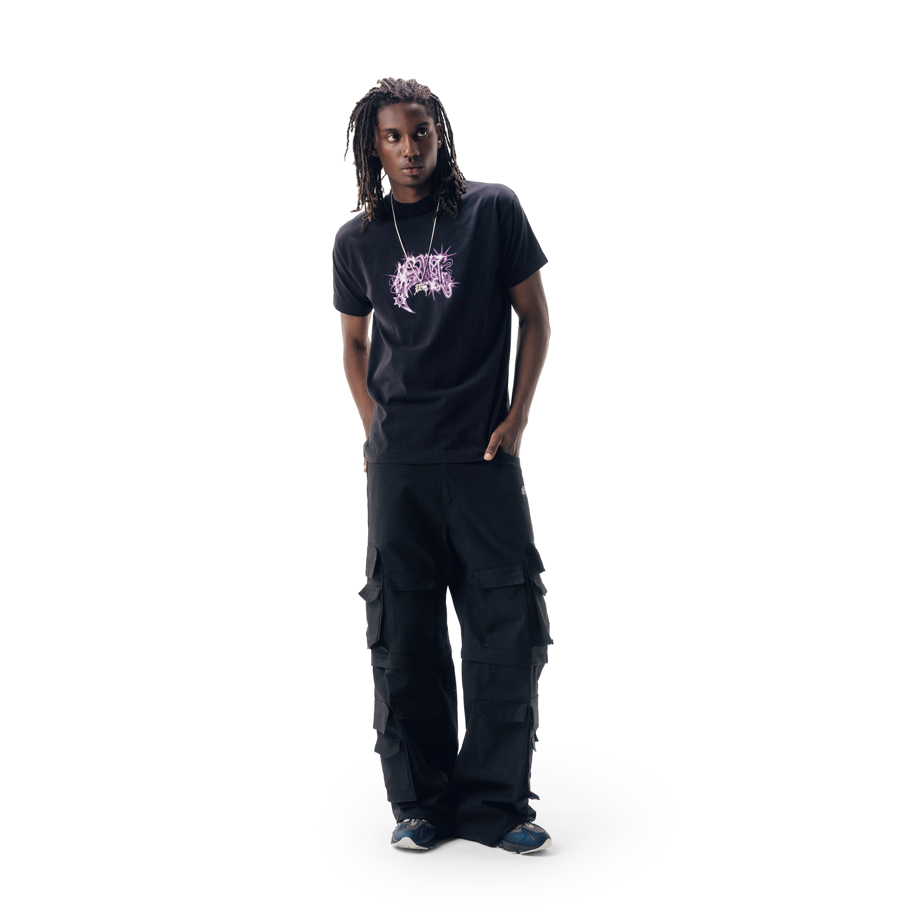 CAMISETA CLOWN 4SUF AIRBRUSH PRETA