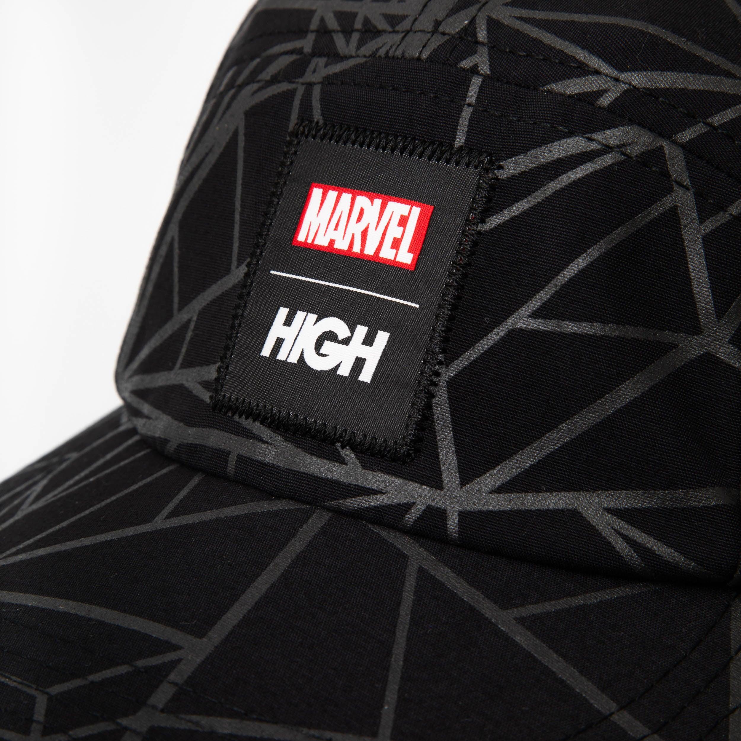5 Panel Spider Man Black - Four Street