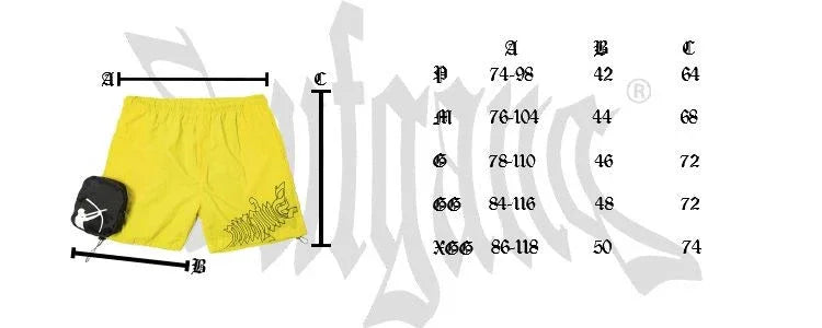 Shorts Bolso Removível "Amarelo" - Four Street