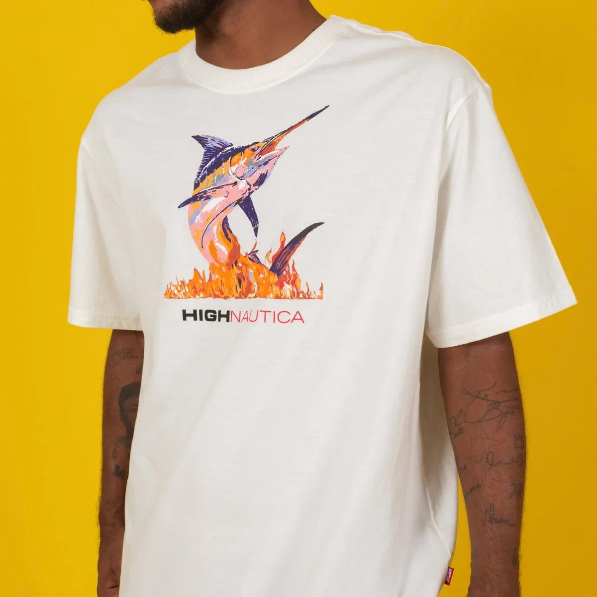 Tee Marlin White - Four Street