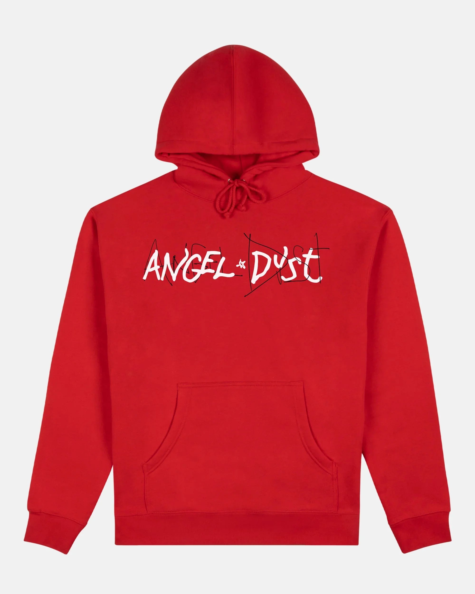 ANGEL DUST - HOODIE - RED - Four Street