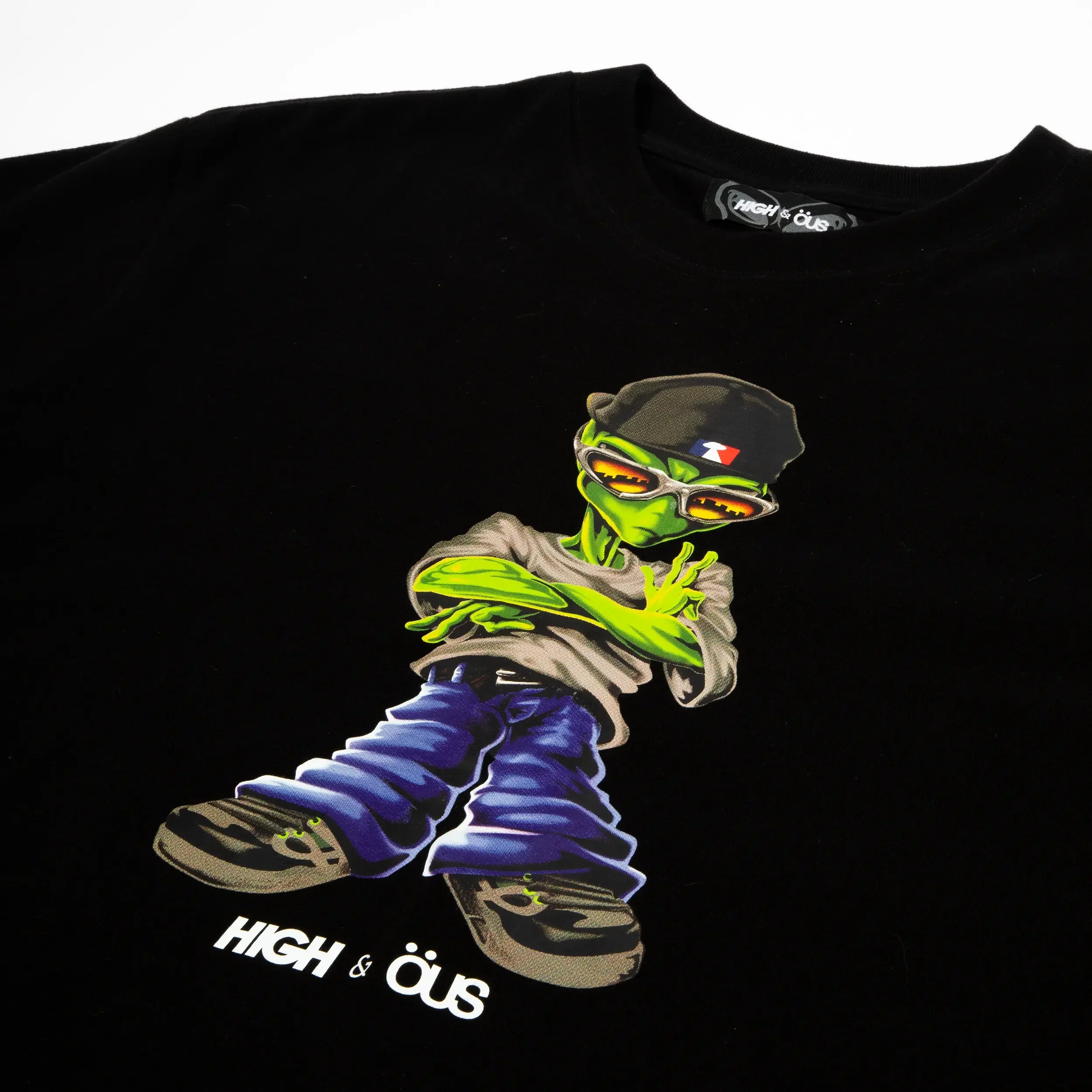 Alien High & ÖUS T-Shirt Black - Four Street