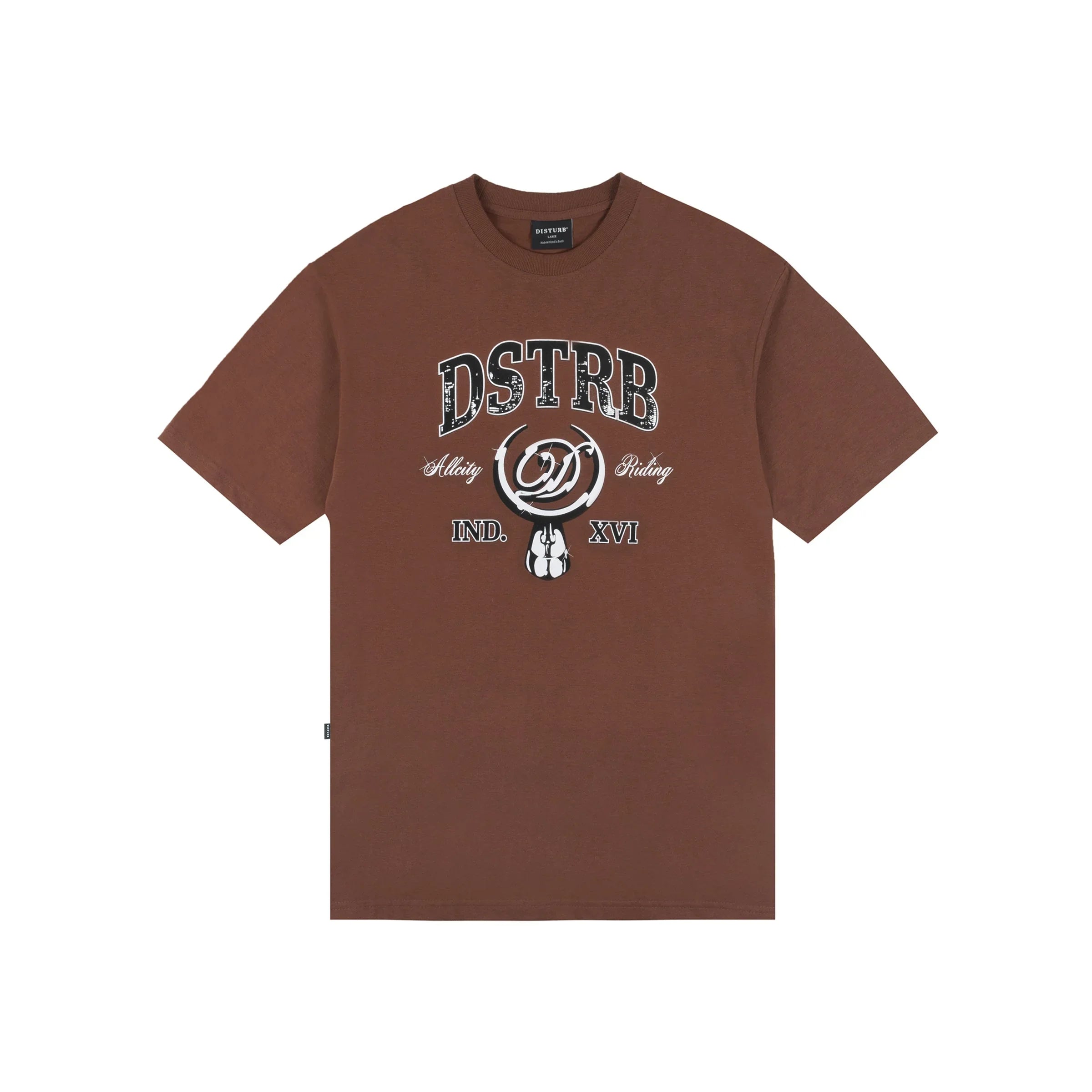 All City T-Shirt In Brown - Four Street