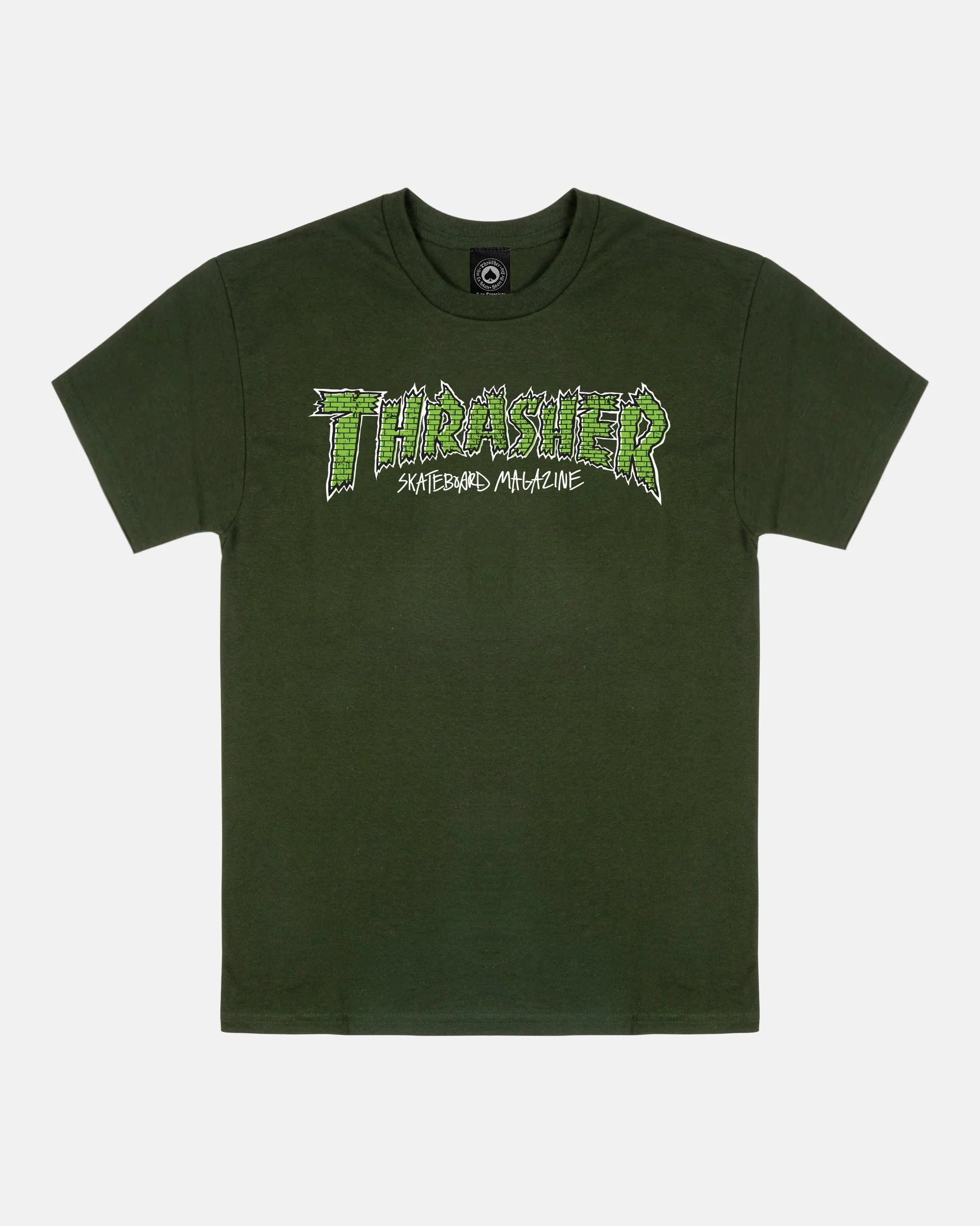 BRICK - T-SHIRT - FOREST GREEN - Four Street