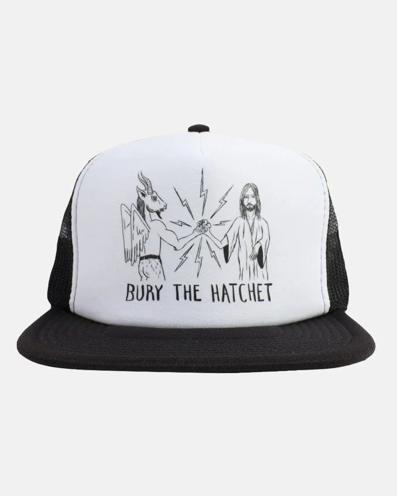 THRASHER X TOY MACHINE - B.T.H. - TRUCKER - BLACK/BLACK/WHITE - Four Street