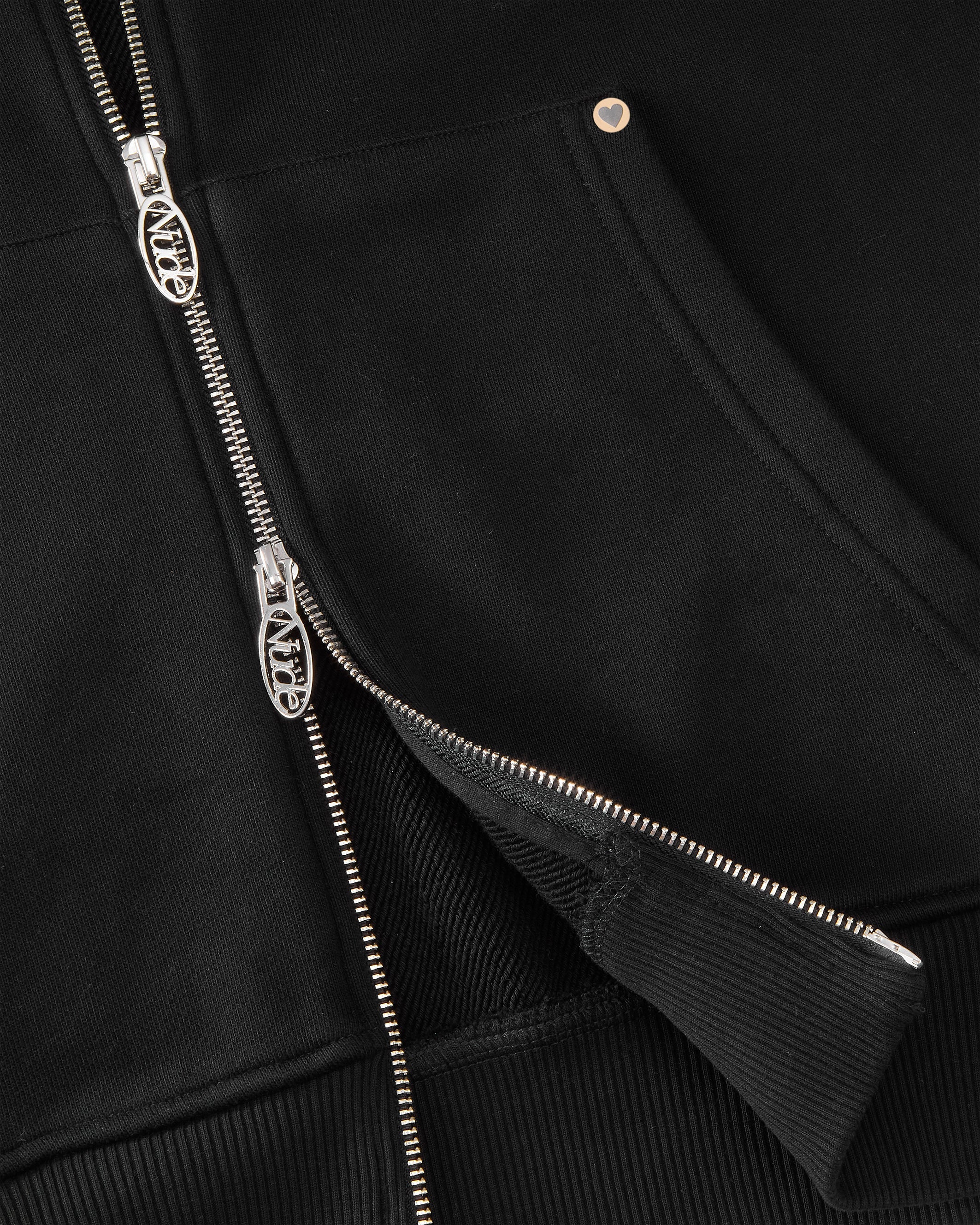 Beast Zip-up Hoodie Black