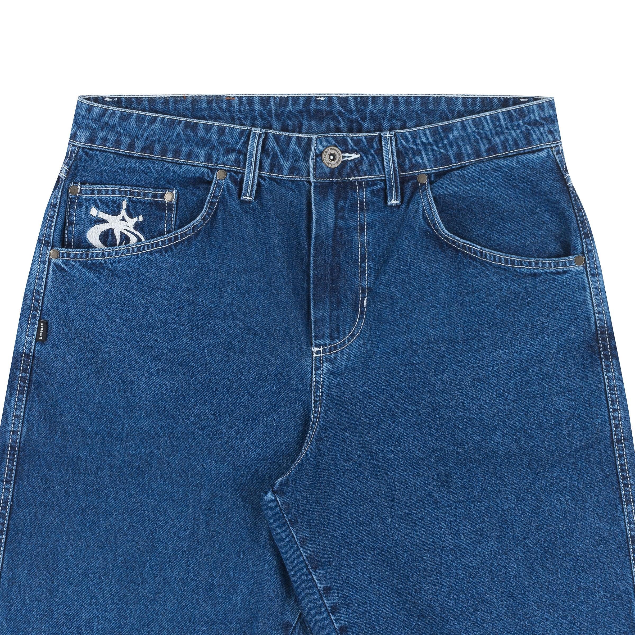 Blackzone Denim Shorts in Blue - Four Street
