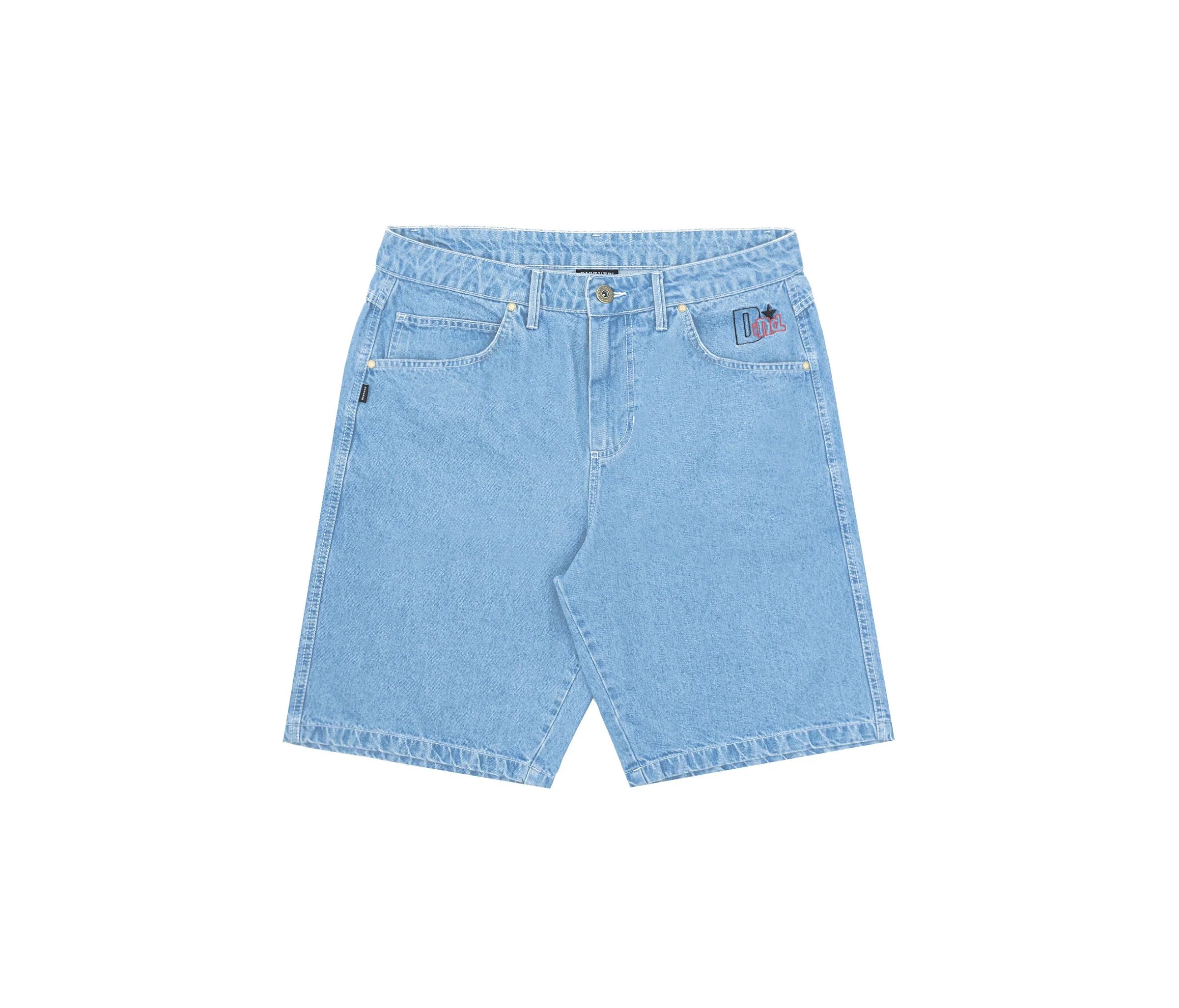 Bootleggaz Denim Shorts In Light Blue - Four Street