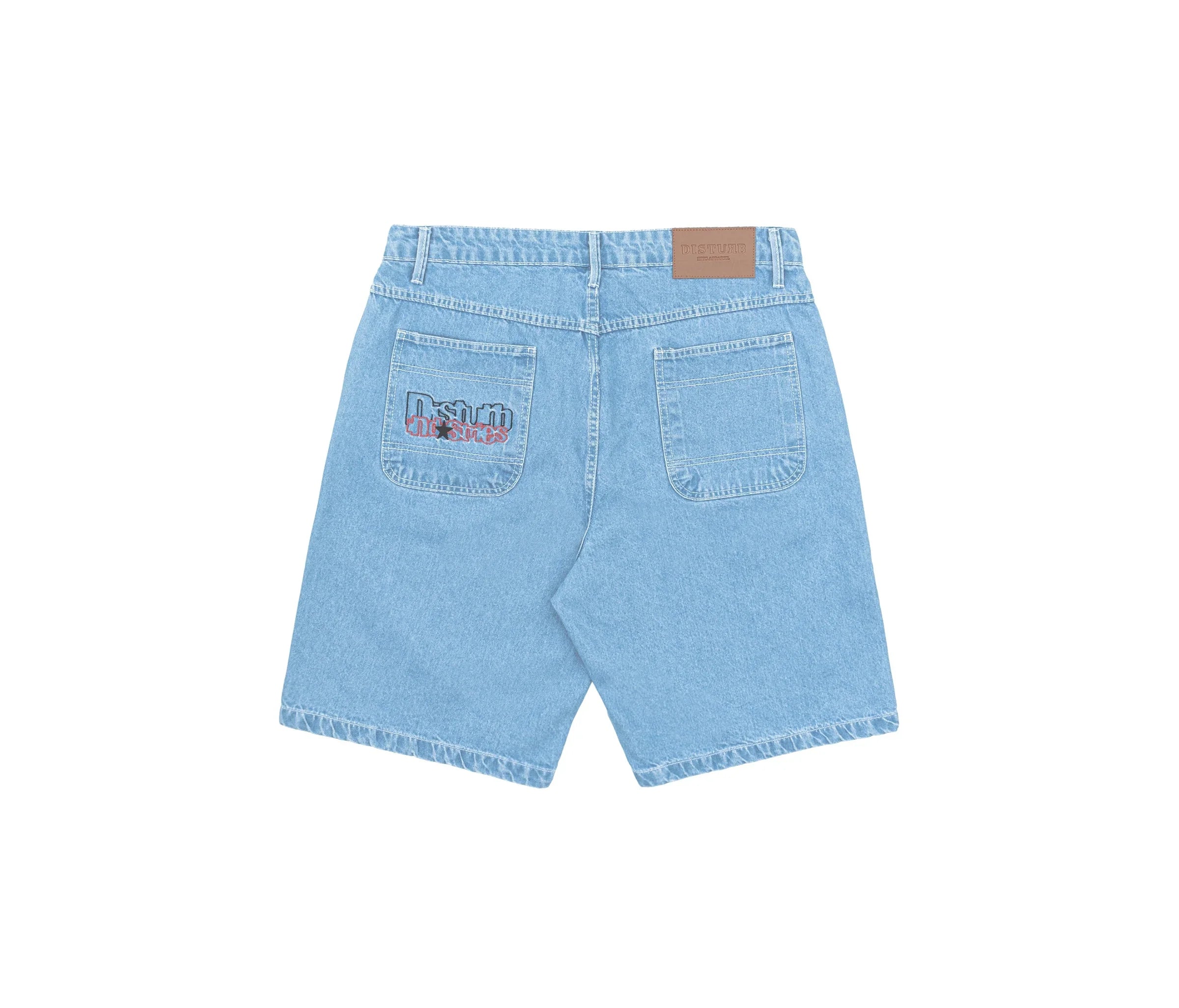Bootleggaz Denim Shorts In Light Blue - Four Street