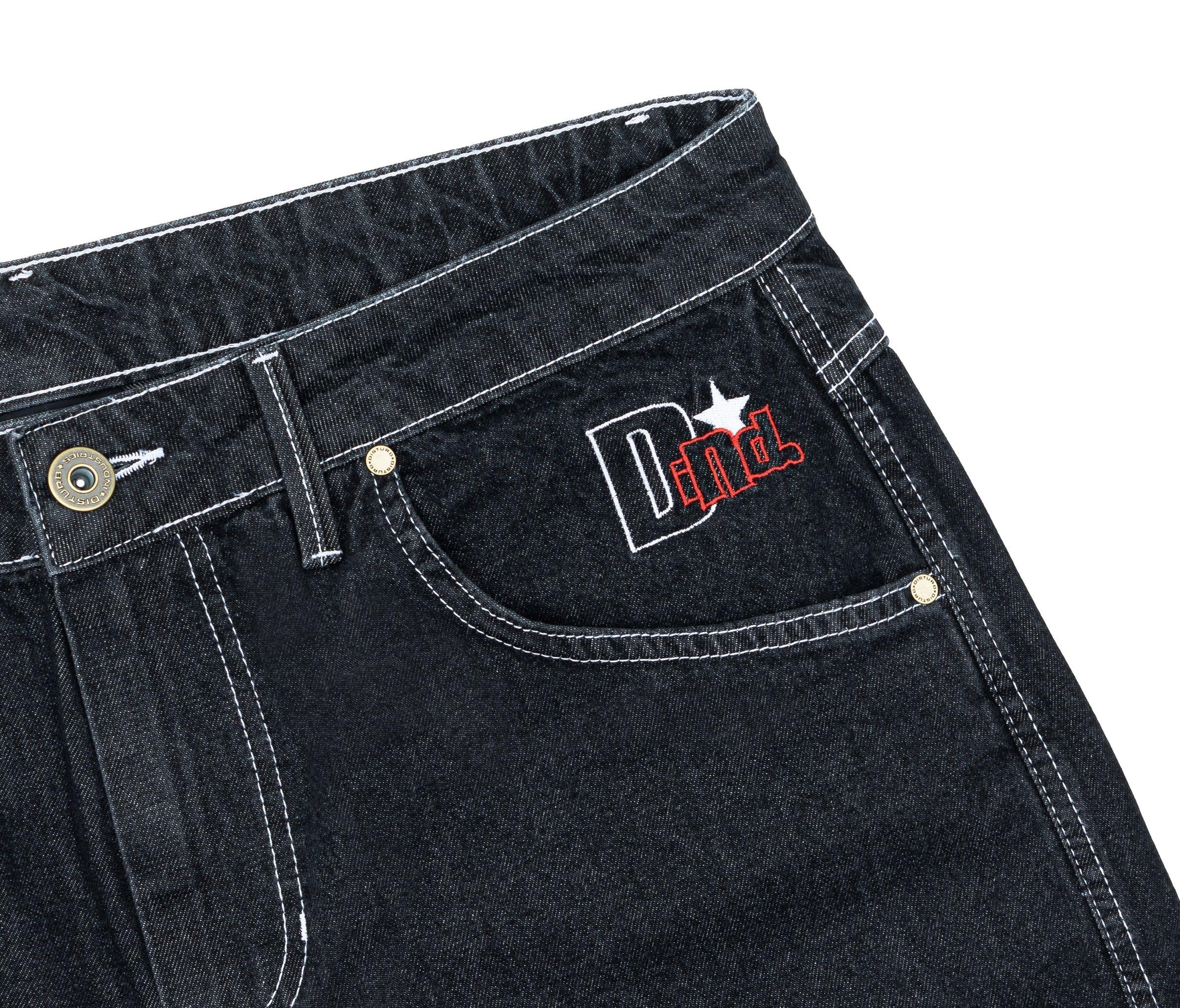 Bootleggaz Denim Shorts In Black - Four Street