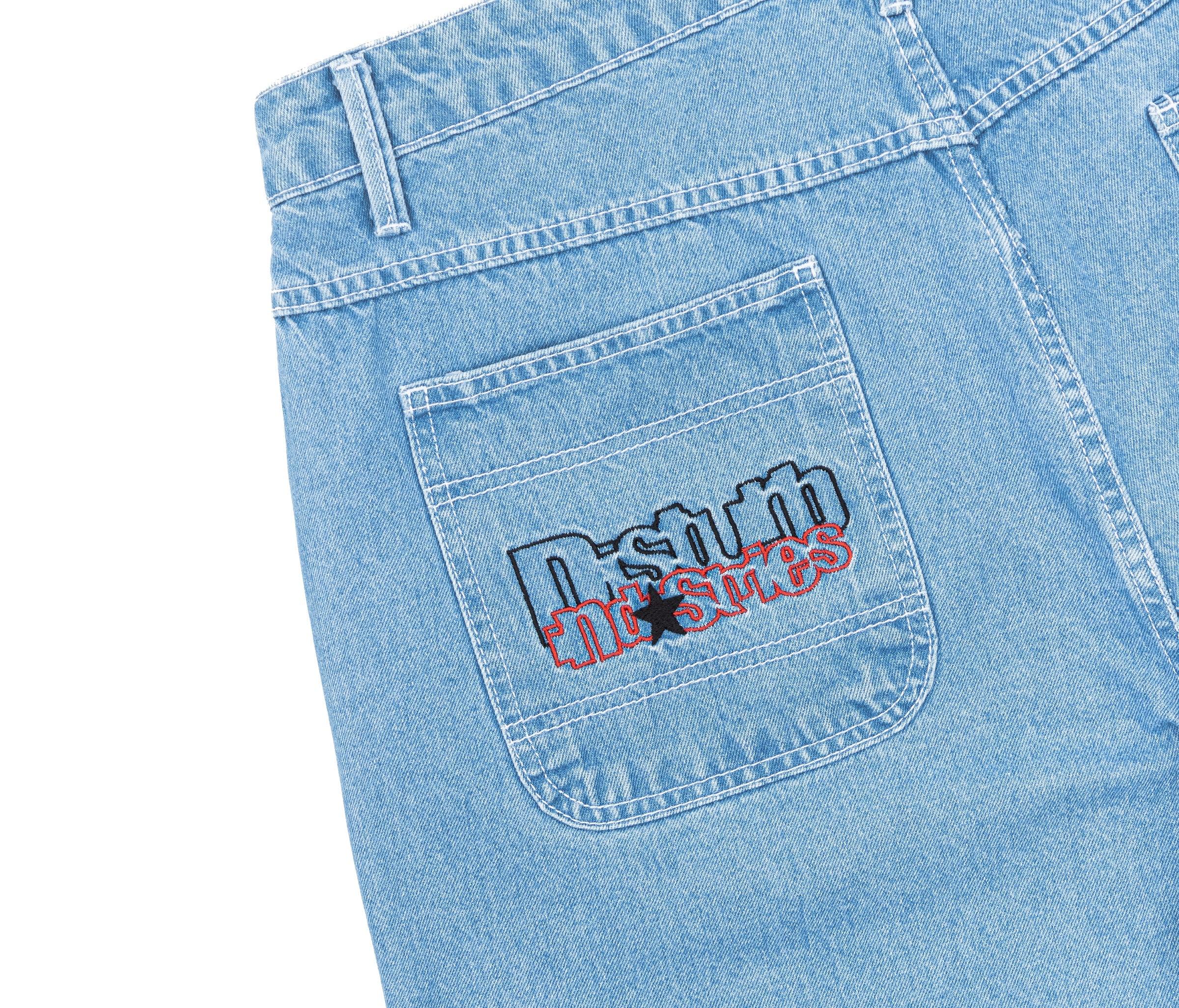 Bootleggaz Denim Shorts In Light Blue - Four Street