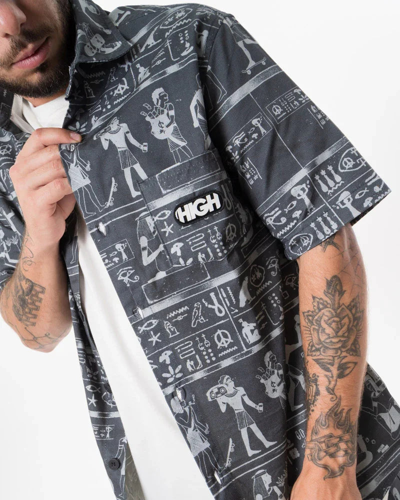 Button Shirt Cairo Black - Four Street