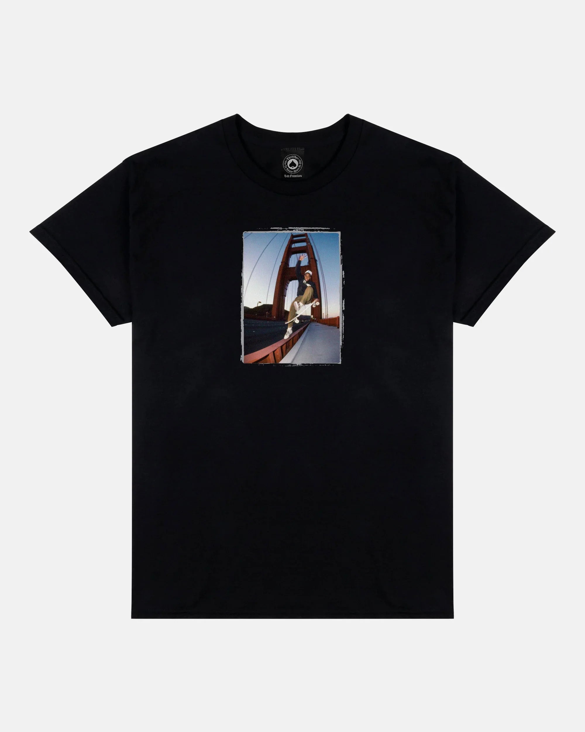 CHUCK TREECE GOLDEN GATE - TSHIRT - BLACK - Four Street