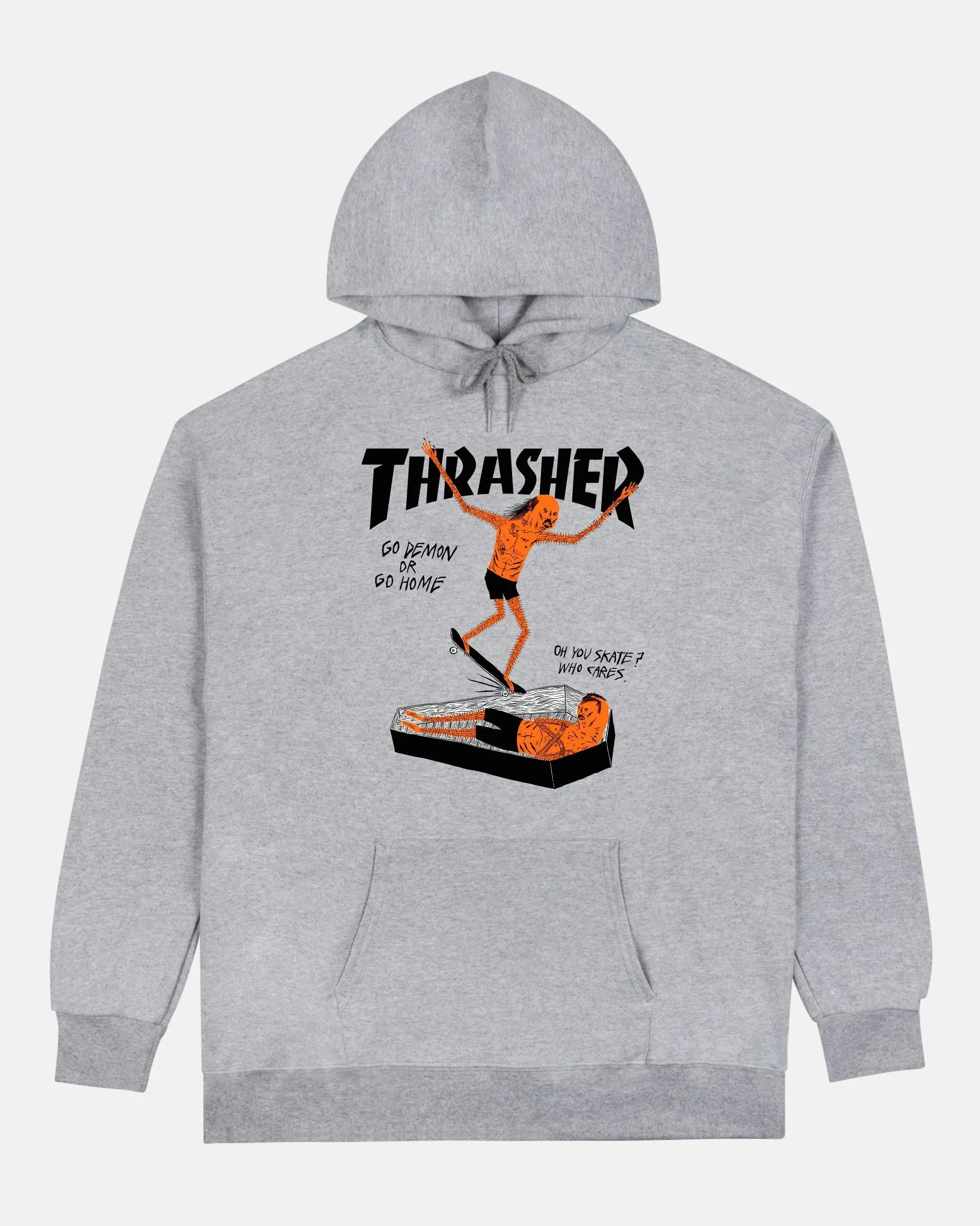 COFFIN BY NECKFACE-HOODIE-LIGHT STEEL - Four Street