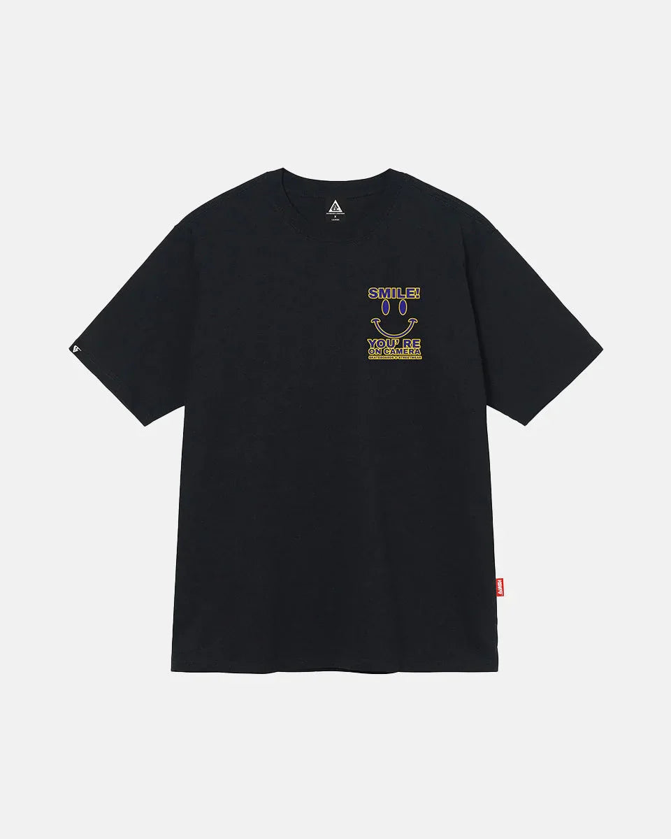 Camiseta Smile! You Re On Camera Preta - Four Street
