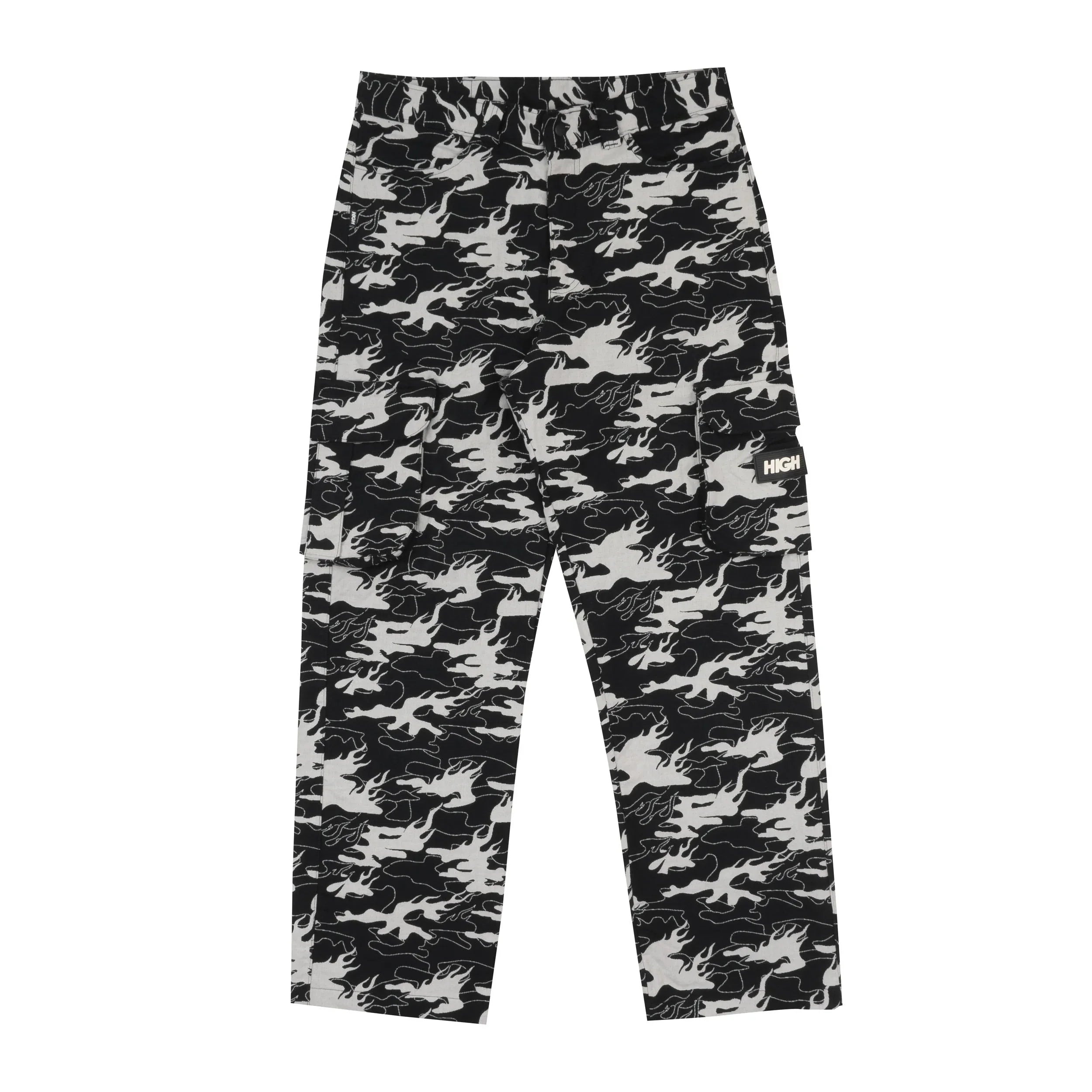 Camo Jacquard Cargo Pants - Four Street