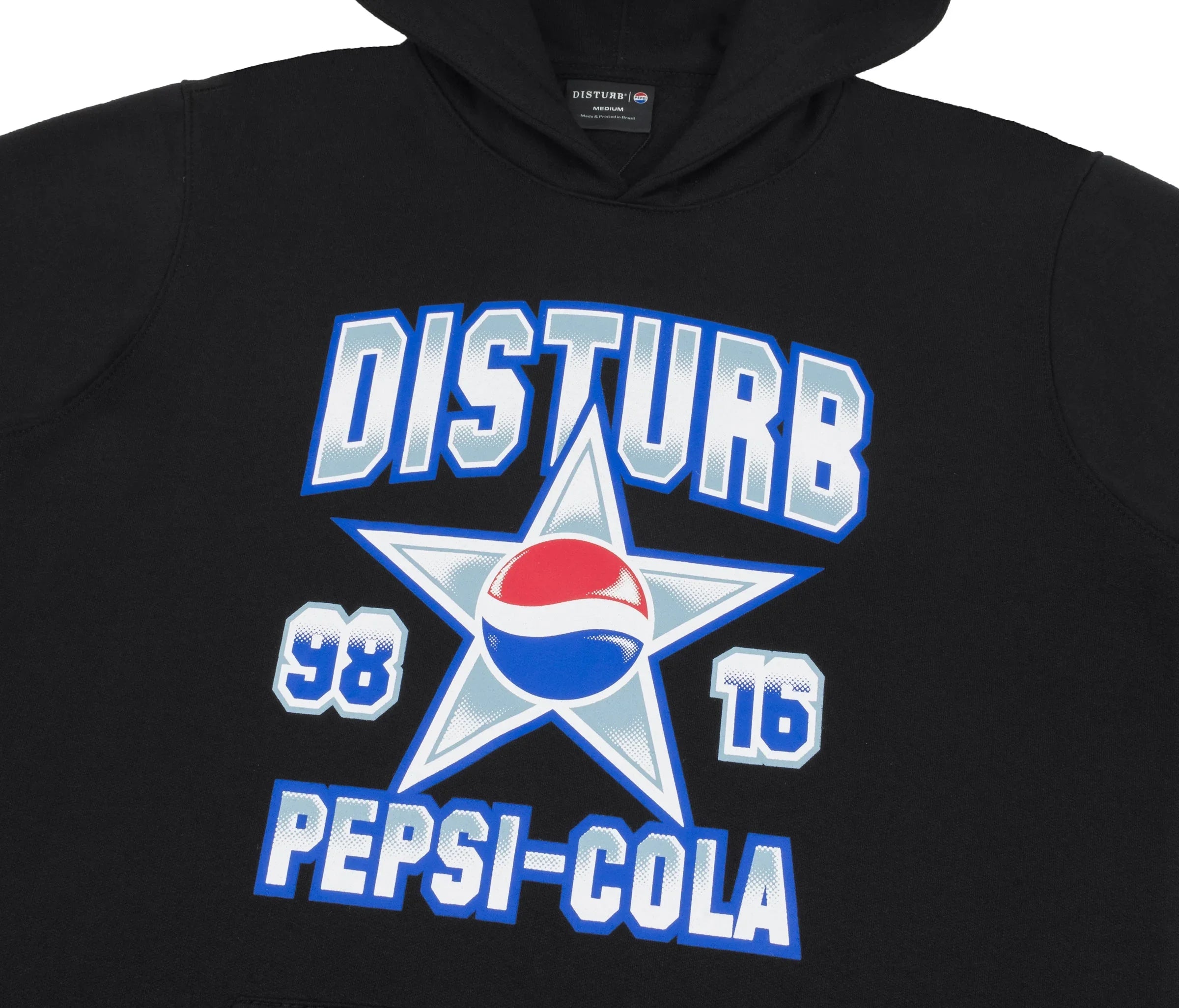 Cola Star Hoodie in Black - Four Street