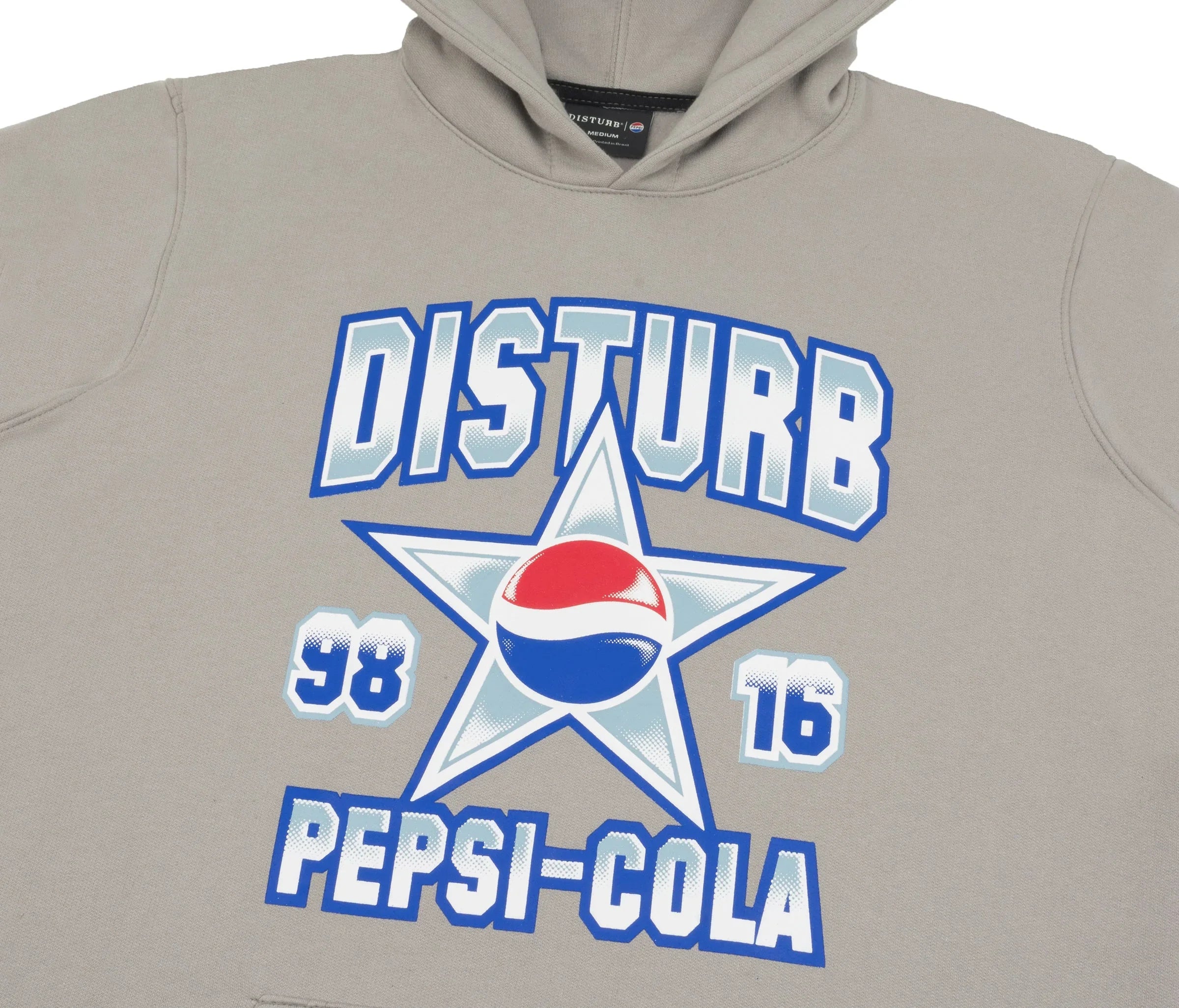 Cola Star Hoodie in Grey - Four Street