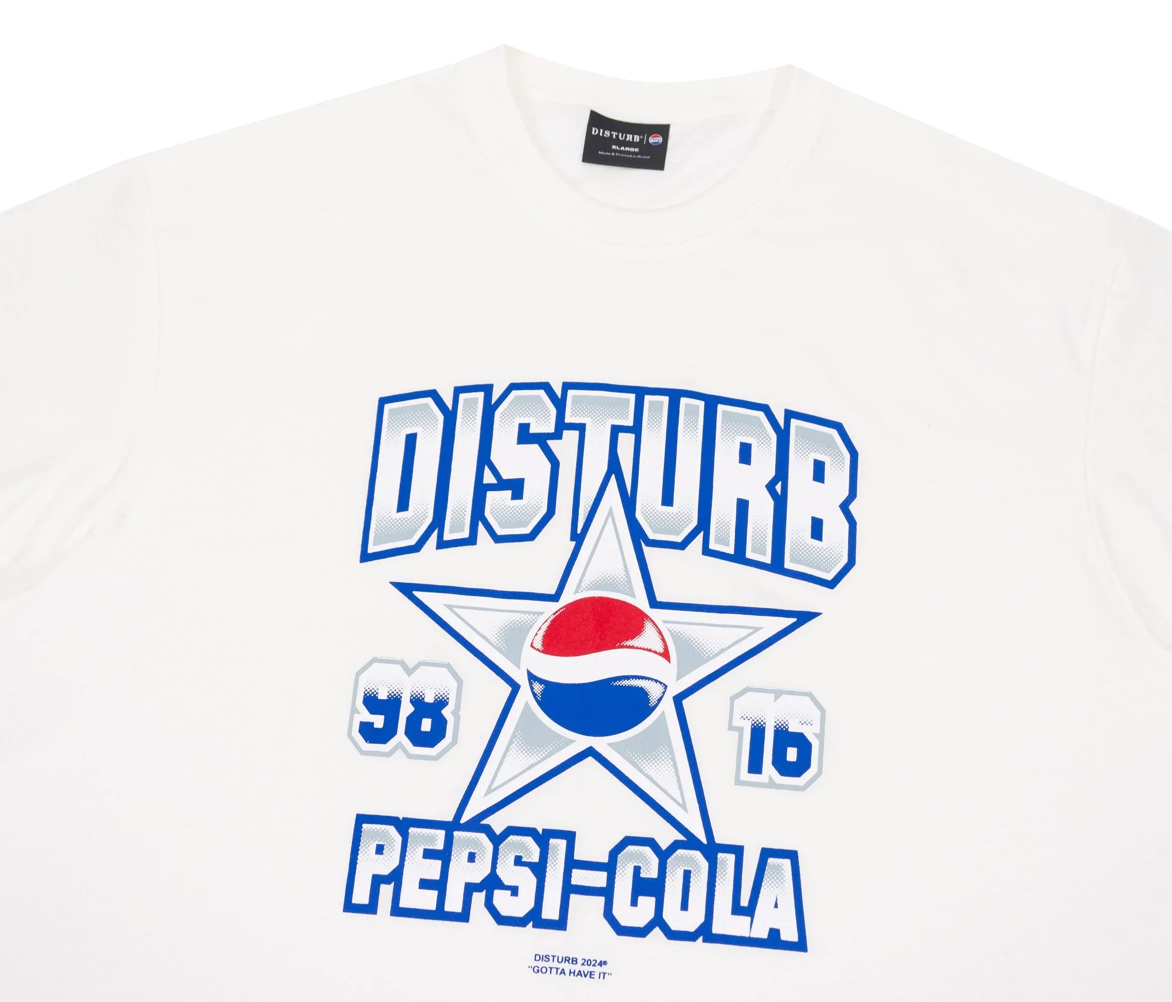 Cola Star Tee in Off-white - Four Street