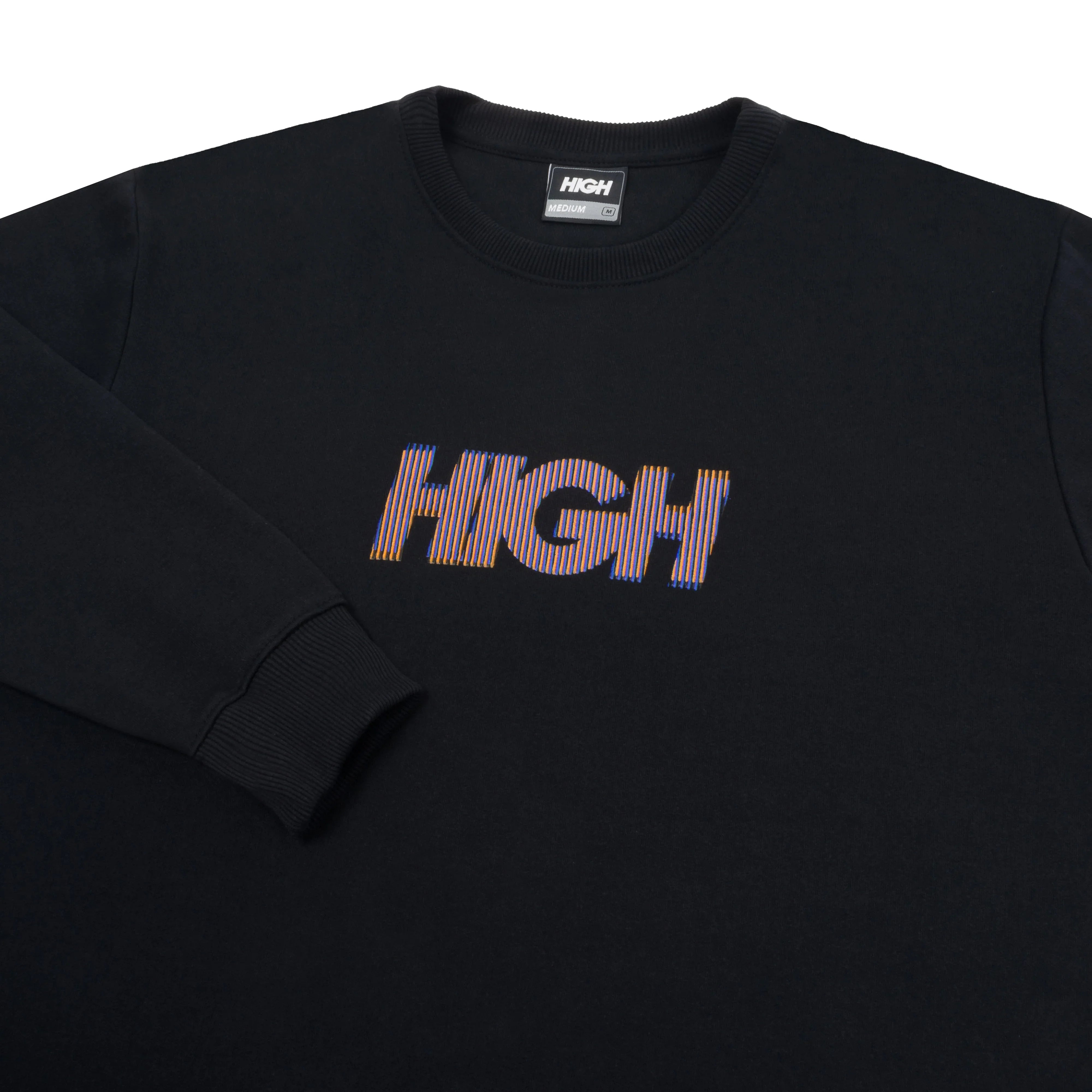Crewneck High "Olograph Logo" Preto - Four Street