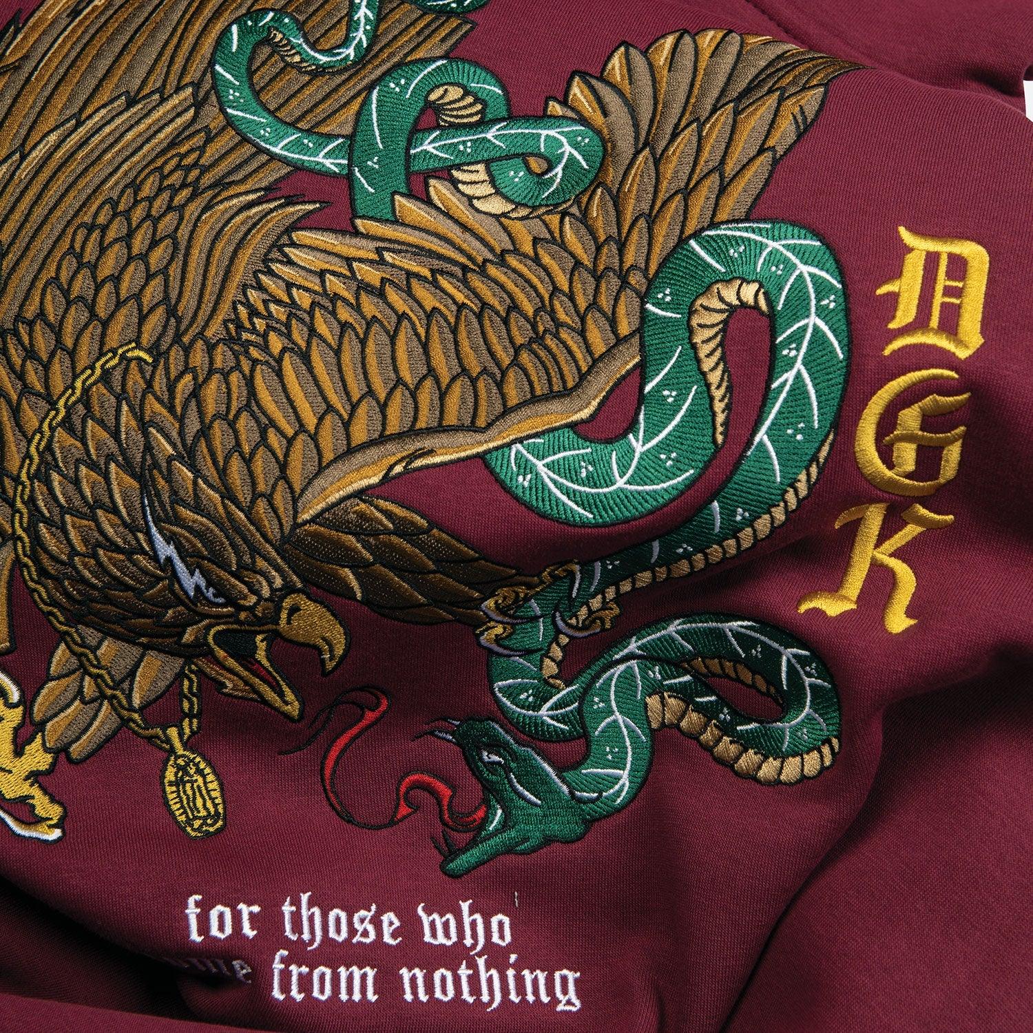 Courage Embroidered Hooded Fleece - Four Street