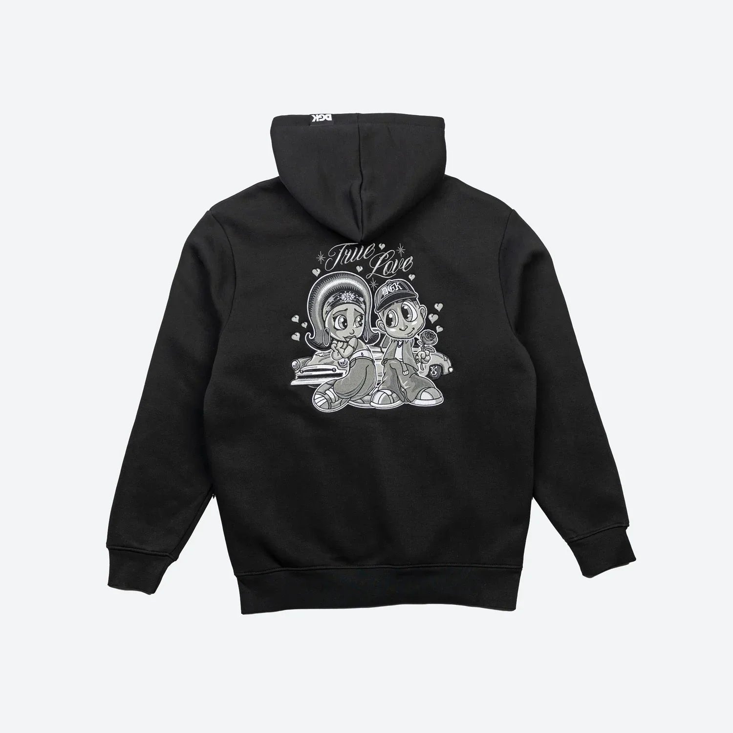 Fool For You Embroidered Hooded Fleece - Four Street