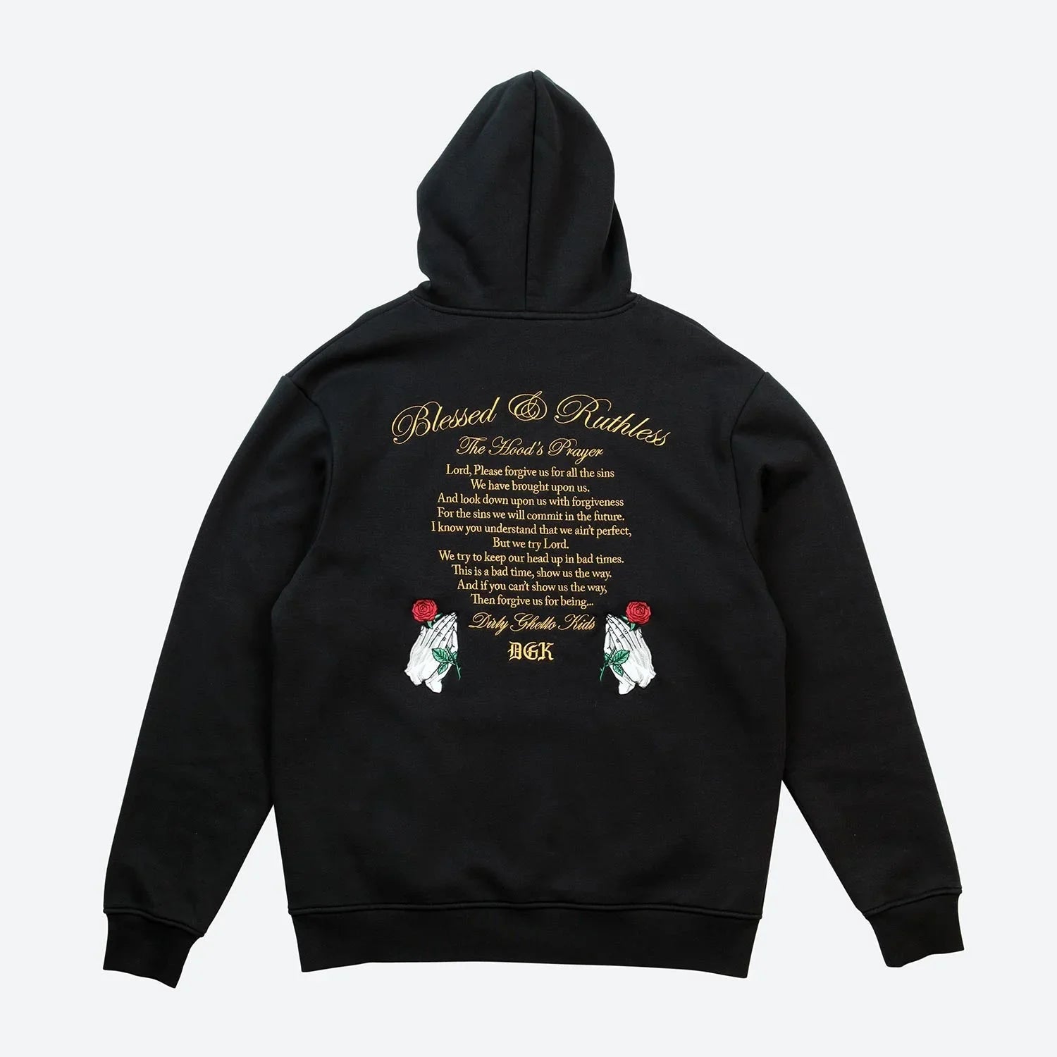 Mercy Embroidered Hooded Fleece - Four Street