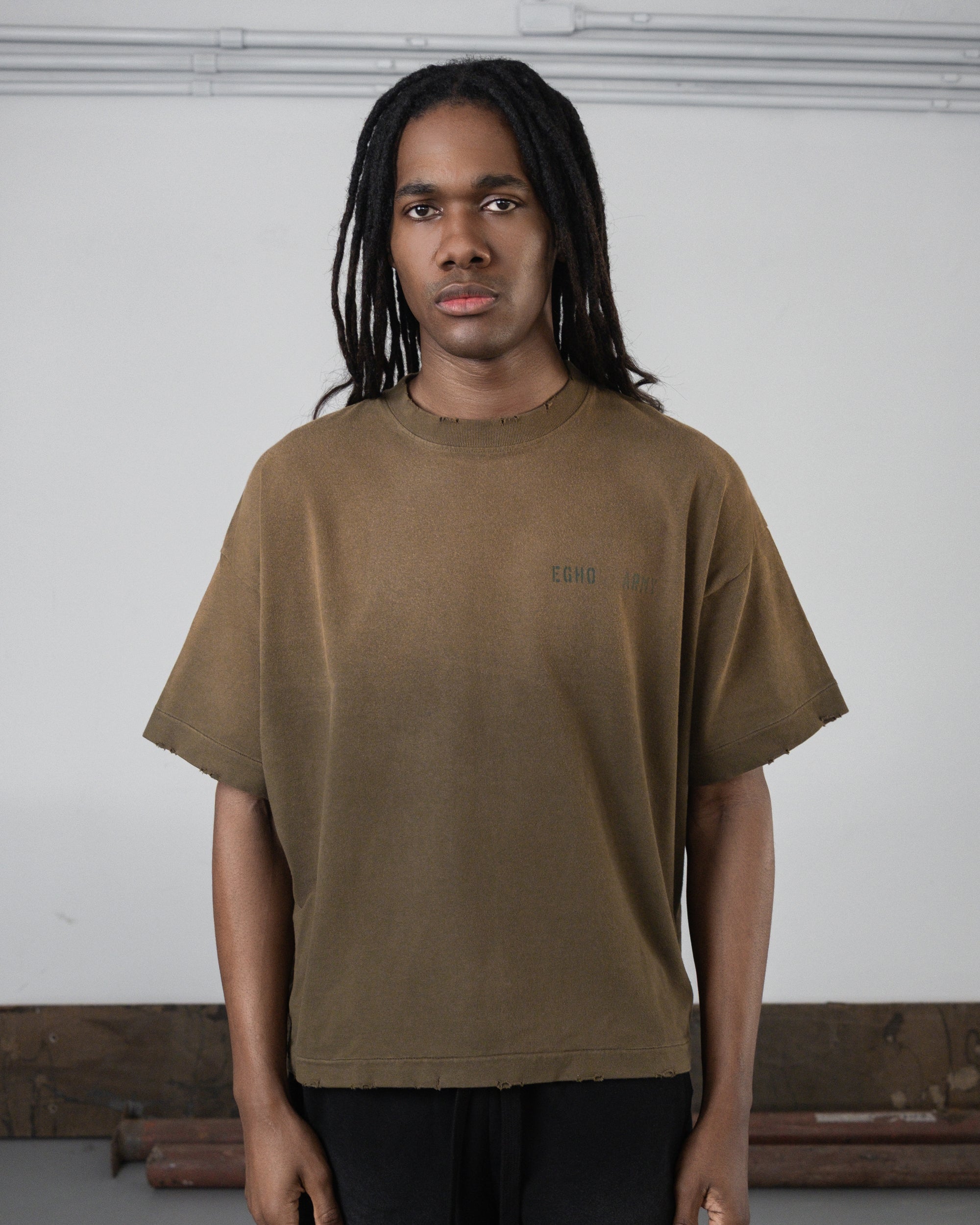 UNF - BOXY TEE - OLIVE GREEN