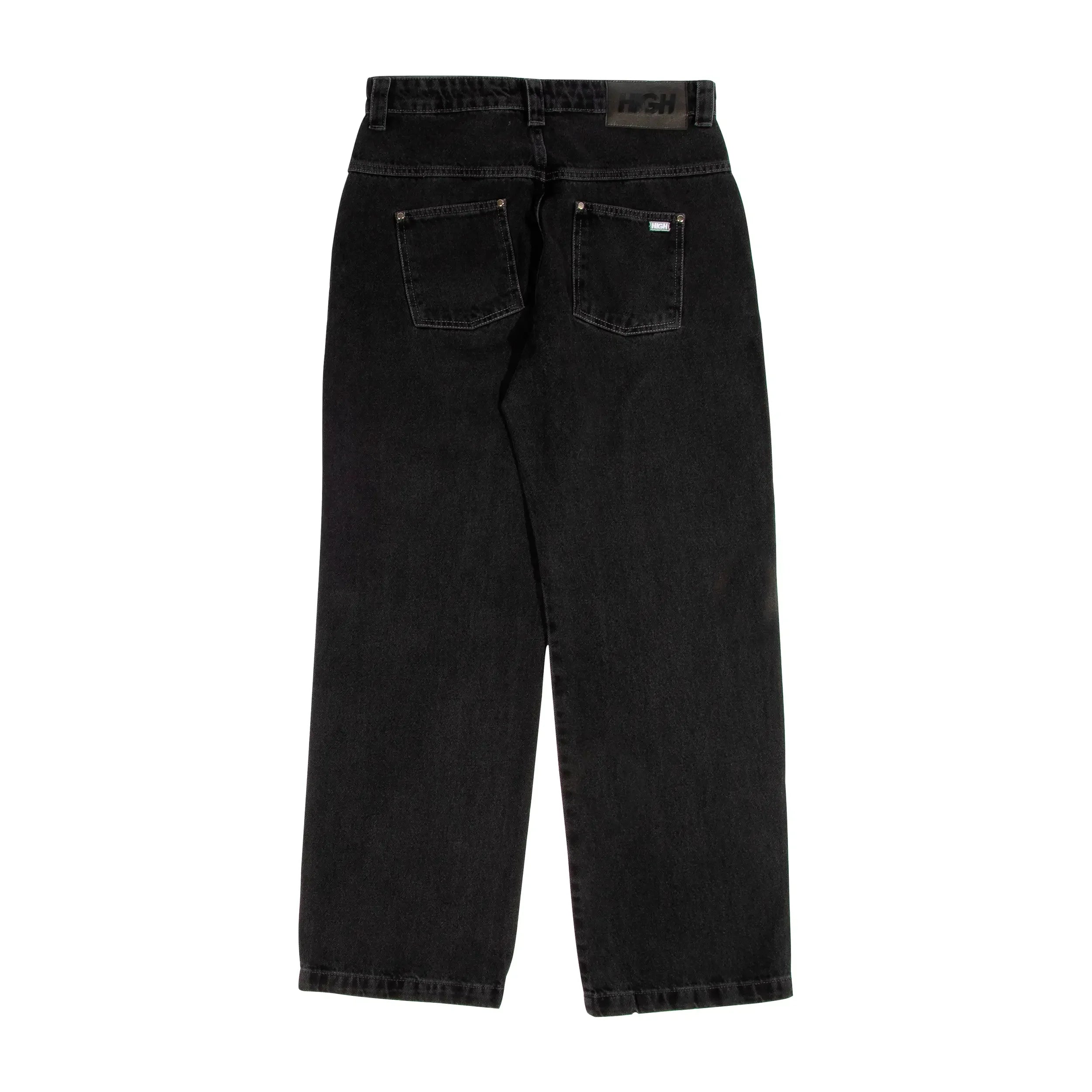 Denim Pants H-Line Washed Black - Four Street