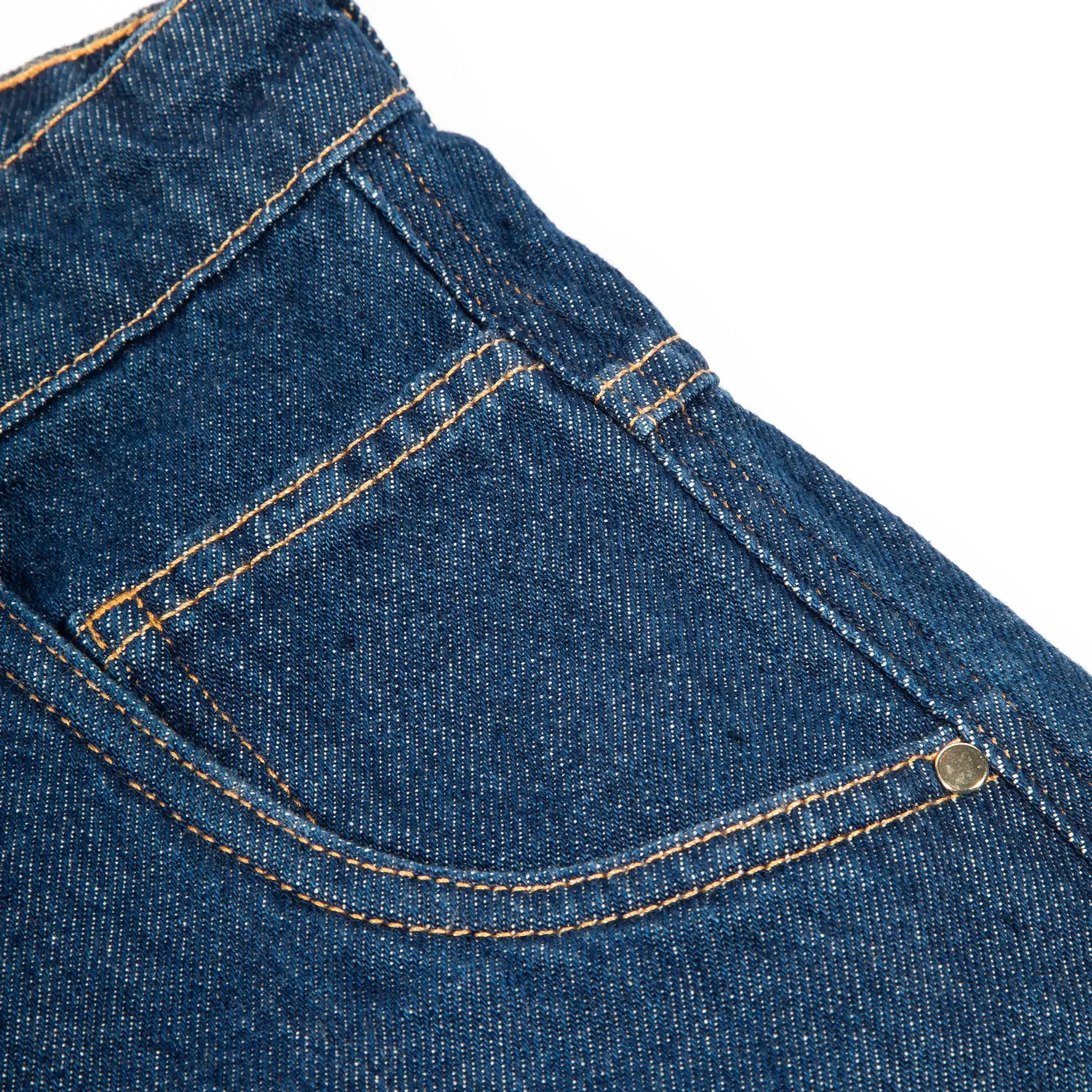 Denim Pants H-Line Raw Washed - Four Street